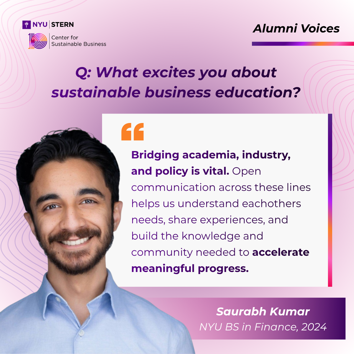 Making Sustainable Corporate Strategy Actionable at NYU Stern