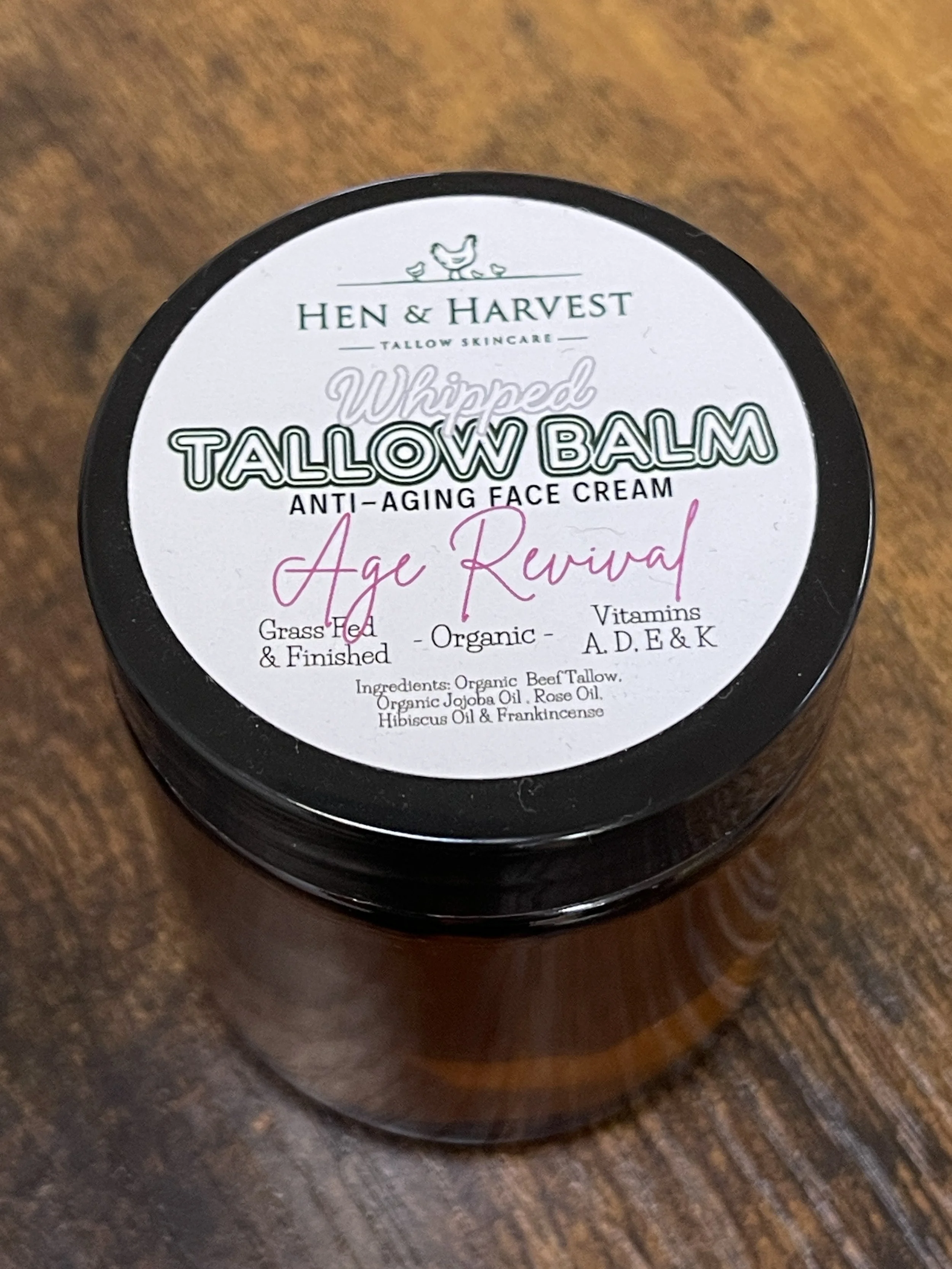 Hen & Harvest Whipped Tallow Balm: Anti-Aging Face Cream