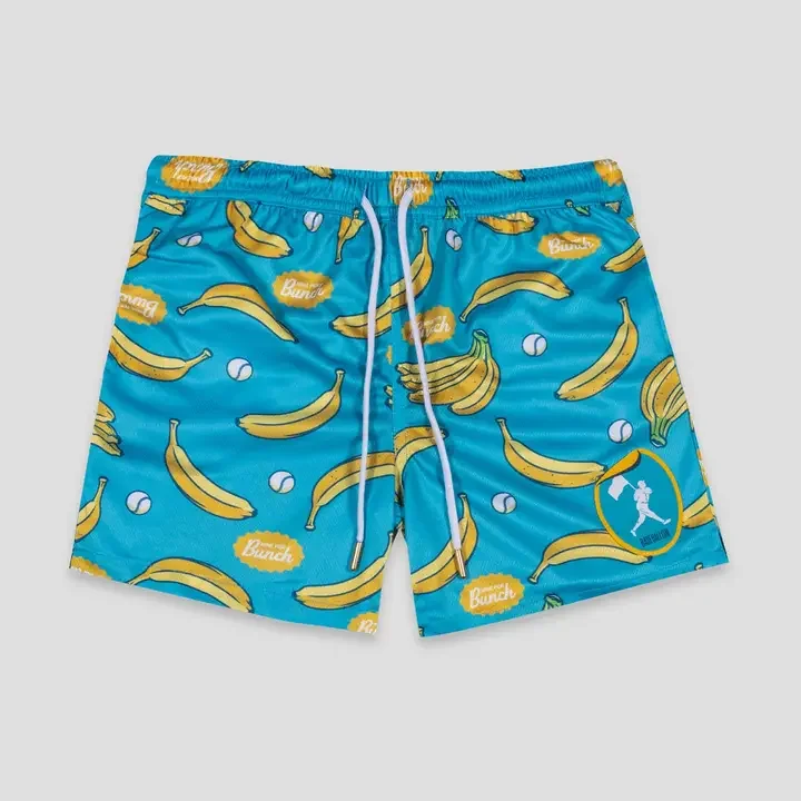 Peelin Good (Banana) Diamond Air Mesh Shorts - Youth
