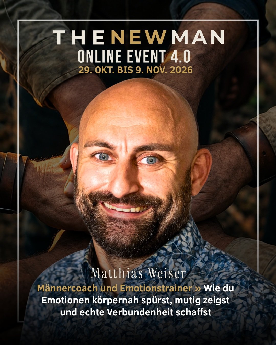 Das gr&ouml;&szlig;te Online-Event f&uuml;r M&auml;nner geht in die vierte Runde. Ich war letztes Jahr erstmals dabei und es war ein Pfad f&uuml;r mein neues Leben. Danke @moritz.ertinger.new.man 

Am 3.11. gebe ich mit @kornelius.maurath @sevaron_ro