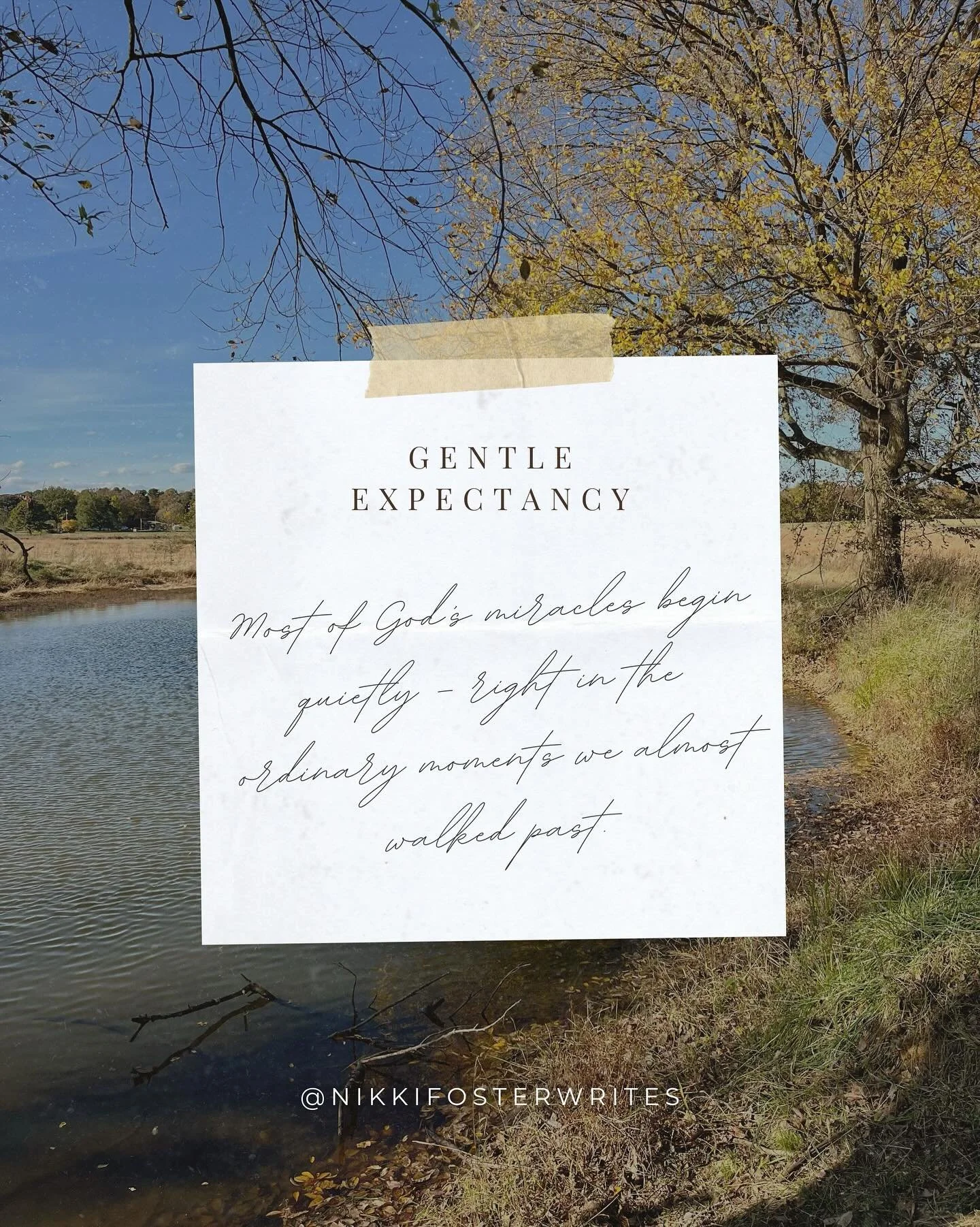 I&rsquo;ve been sitting in this idea of gentle expectancy&mdash;
the kind that doesn&rsquo;t rush God,
but stays watchful to the quiet ways He moves.

This week, my Advent study has reminded me that so much of His work meets us in the mundane:

✨ Hag