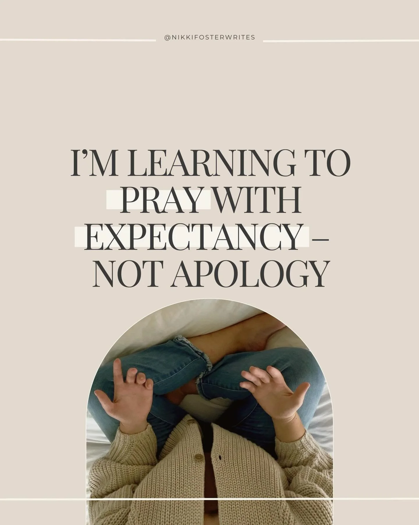 What would change if we stopped praying apologetically&hellip; and started trusting instead? 

Jesus invites us to pray like children &mdash; honest, hopeful, and unafraid to ask. 

Maybe today, we start there. 🤍