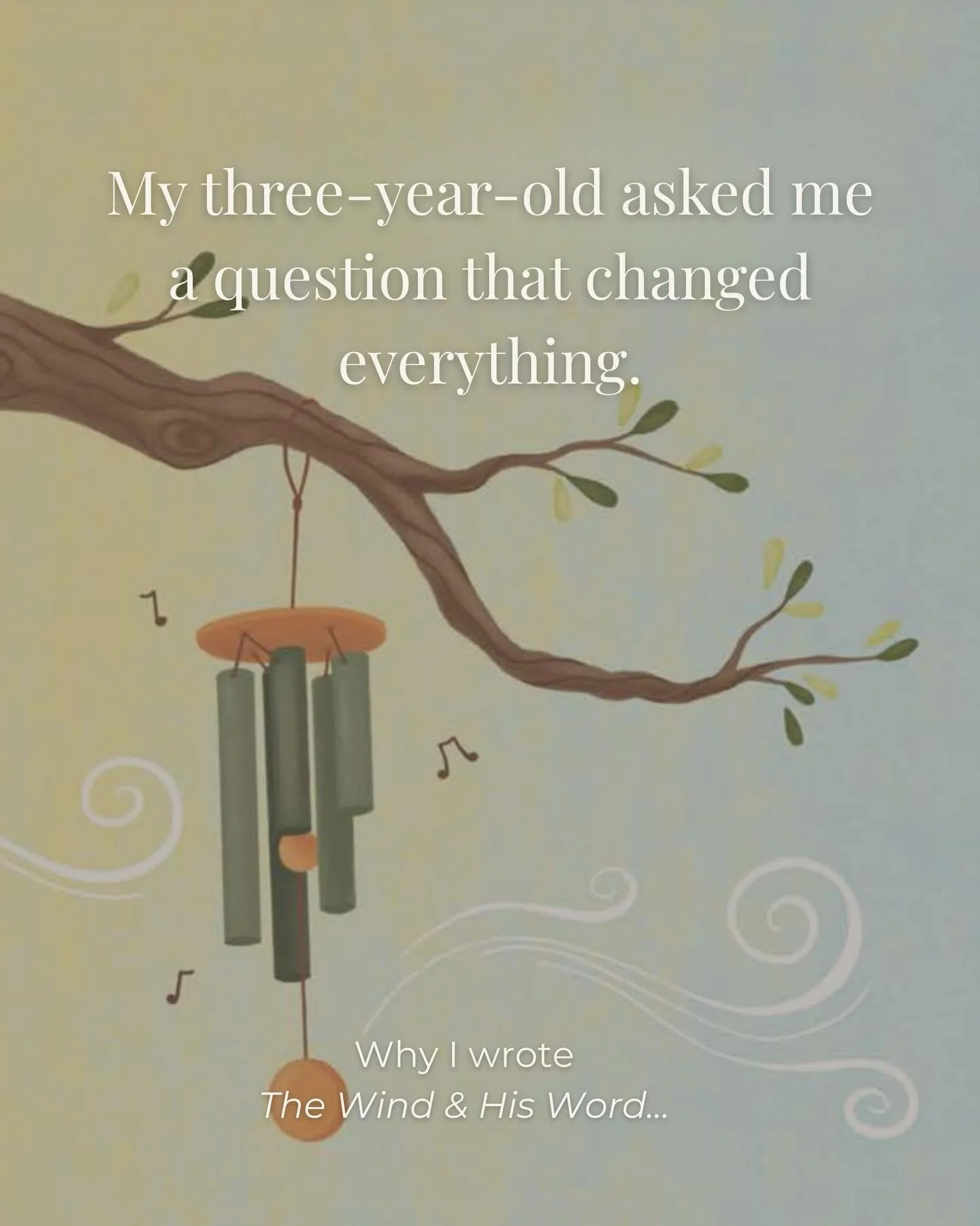 I didn&rsquo;t write this book from a mountaintop. 
I wrote it from a season I didn&rsquo;t understand. 

A porch. 
A wind chime. 
A small voice asking big questions. 

That&rsquo;s where this story began. 

Available now &mdash; link in bio.
