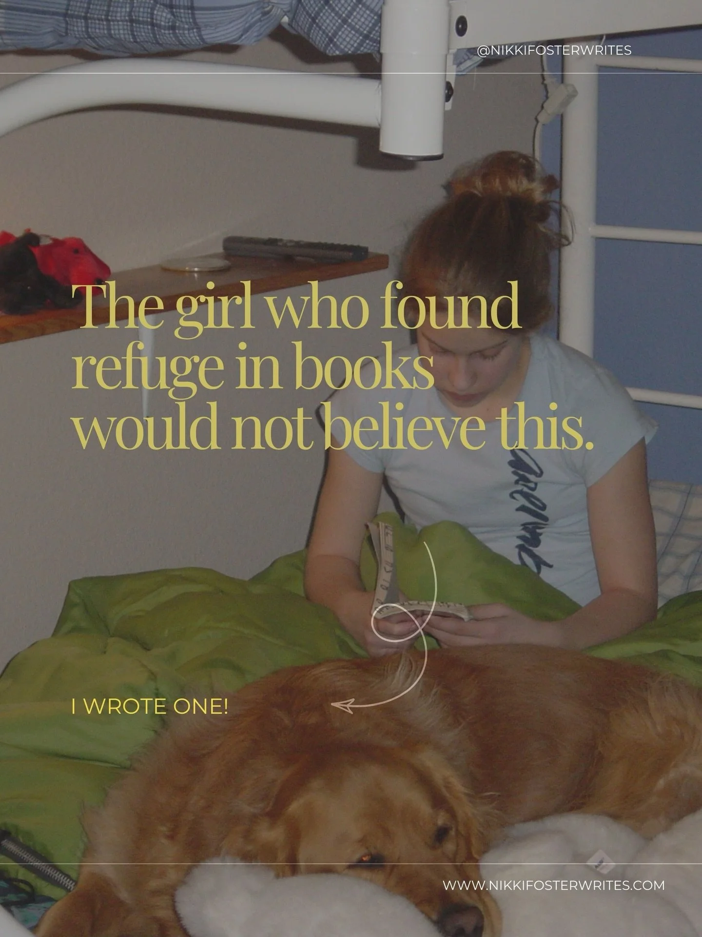 The girl who found refuge in books would not believe this. 

I wrote one! 🤍