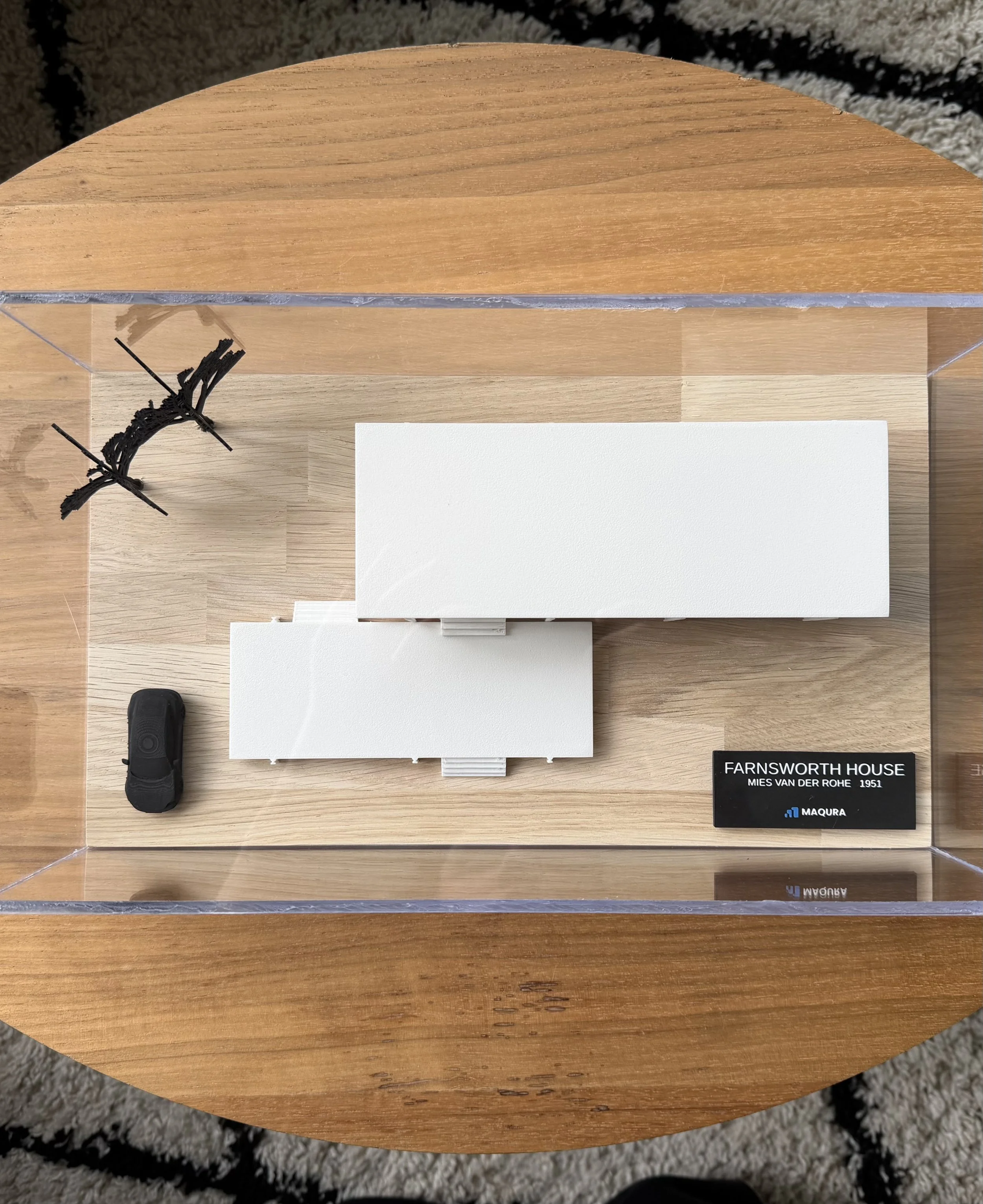 Farnsworth House — Schaalmodel