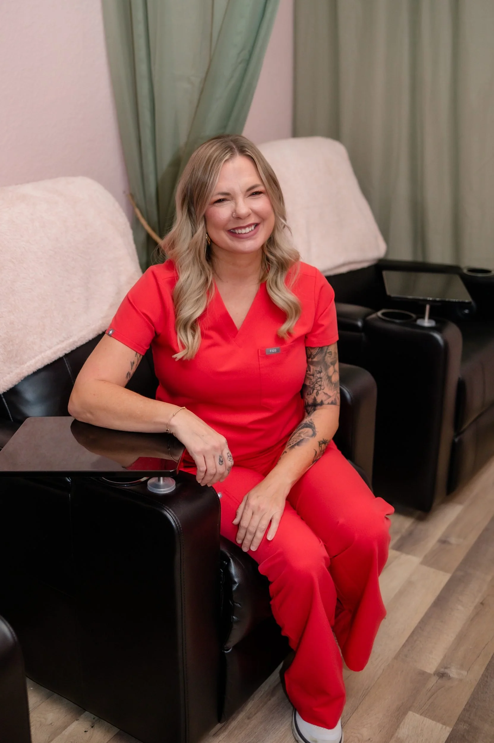 Angel Hubbard, RN, at IV Wellness Nurse IV therapy clinic in Ybor City, Tampa