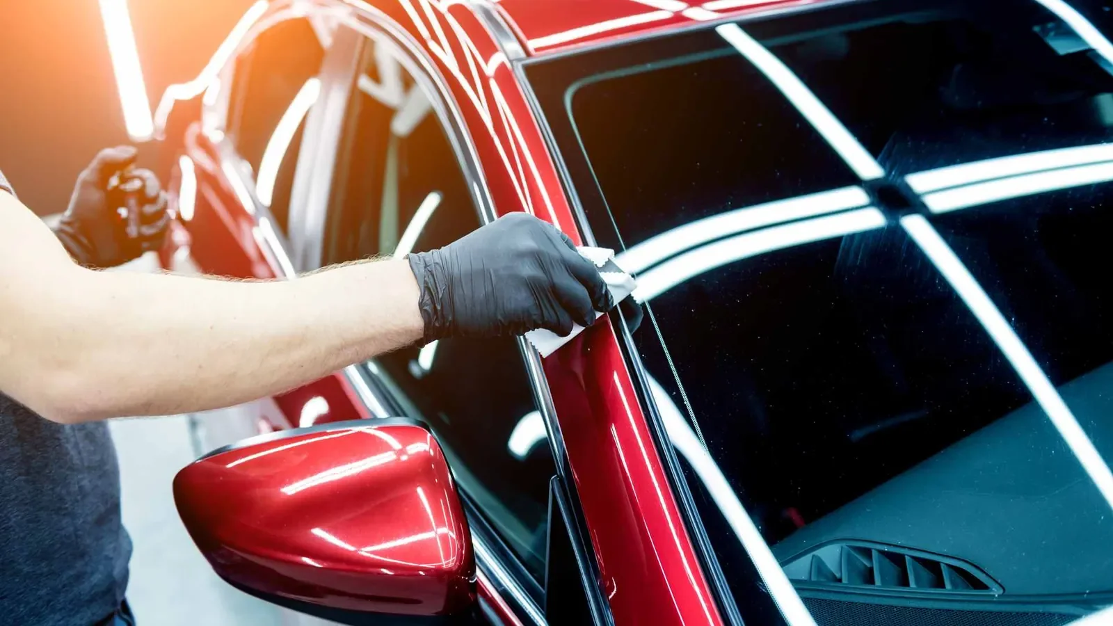 Final inspection light checks coating coverage and clarity