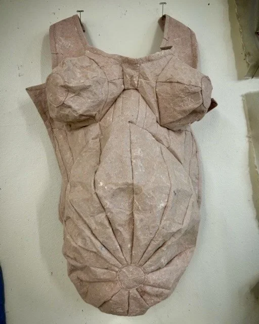 "First Home" 2023
Handmade cotton rag paper, sewn construction
16"x30"