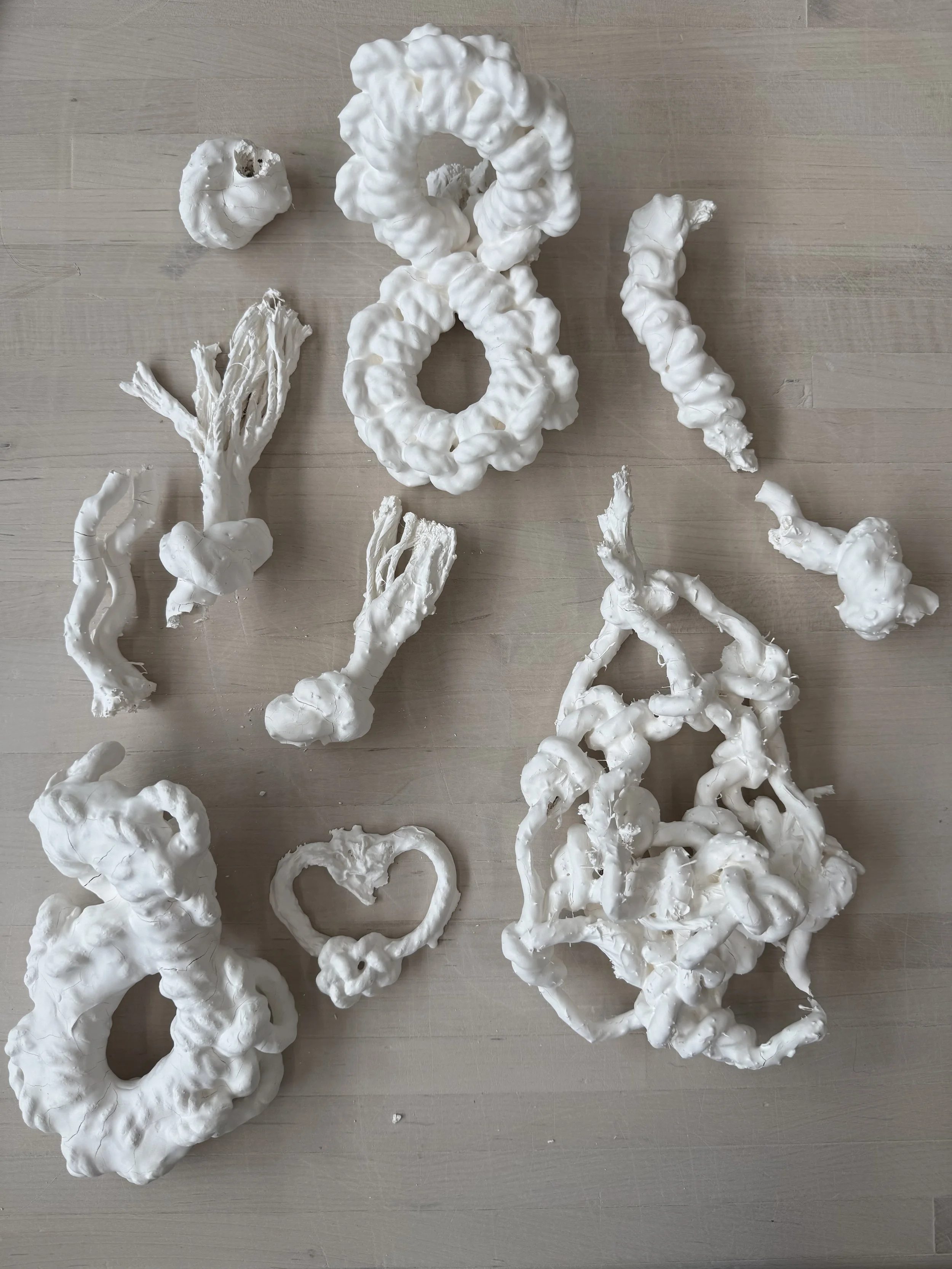 "Memories" 2026, detail of work in progress