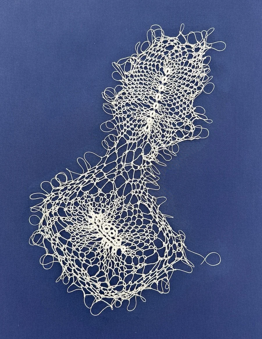 "Separating" 2026, 24"x10"