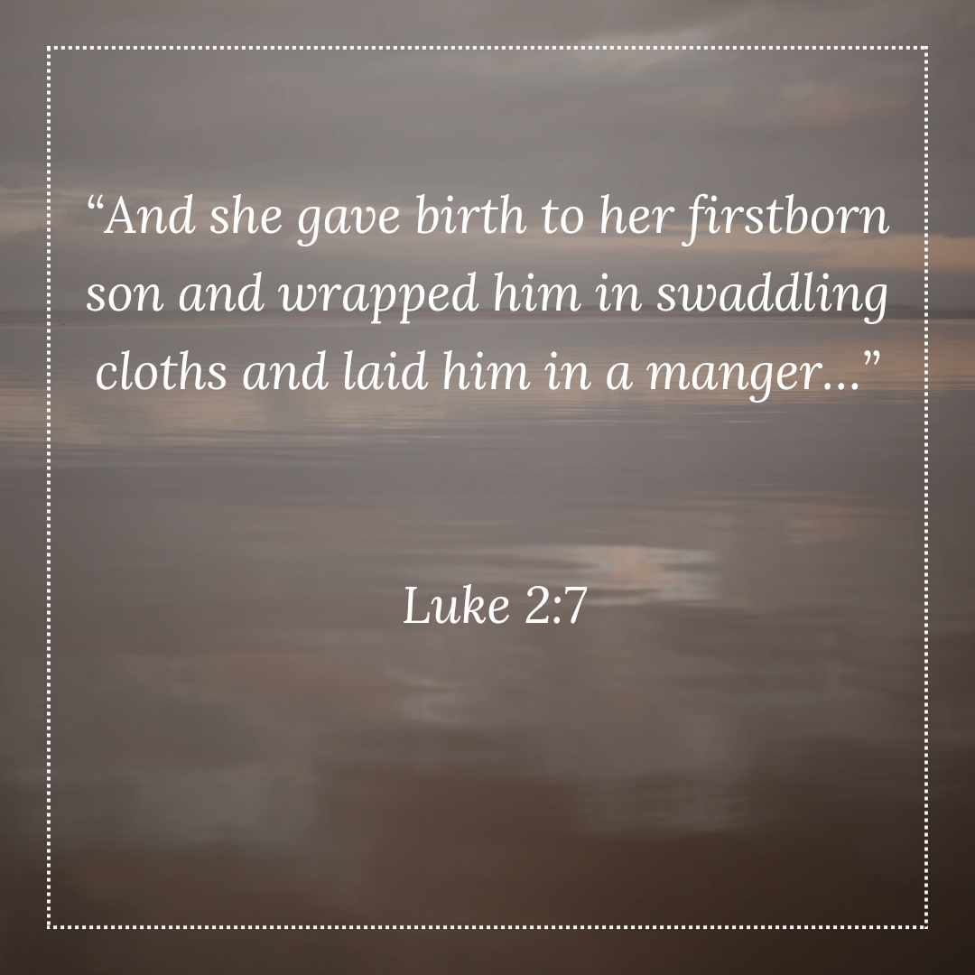 The manger was empty