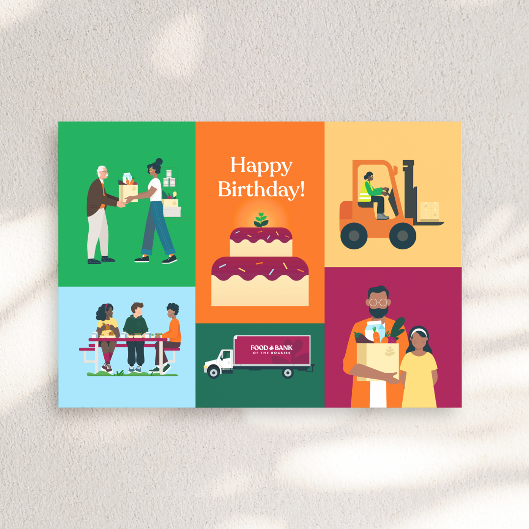 Food Bank of the Rockies Birthday Card