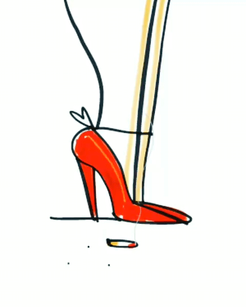 cigarette cel animation