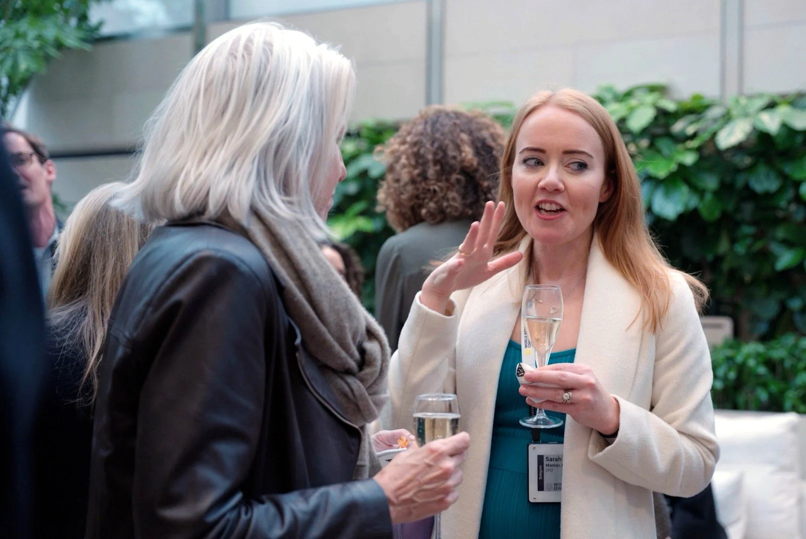CORPORATE — Conference networking.