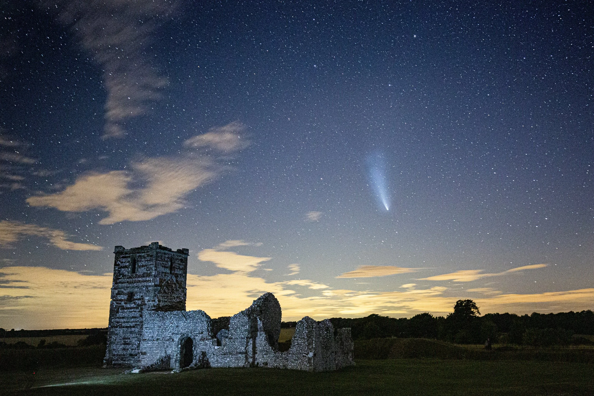 LANDSCAPE — Knowlton Church, Dorset.