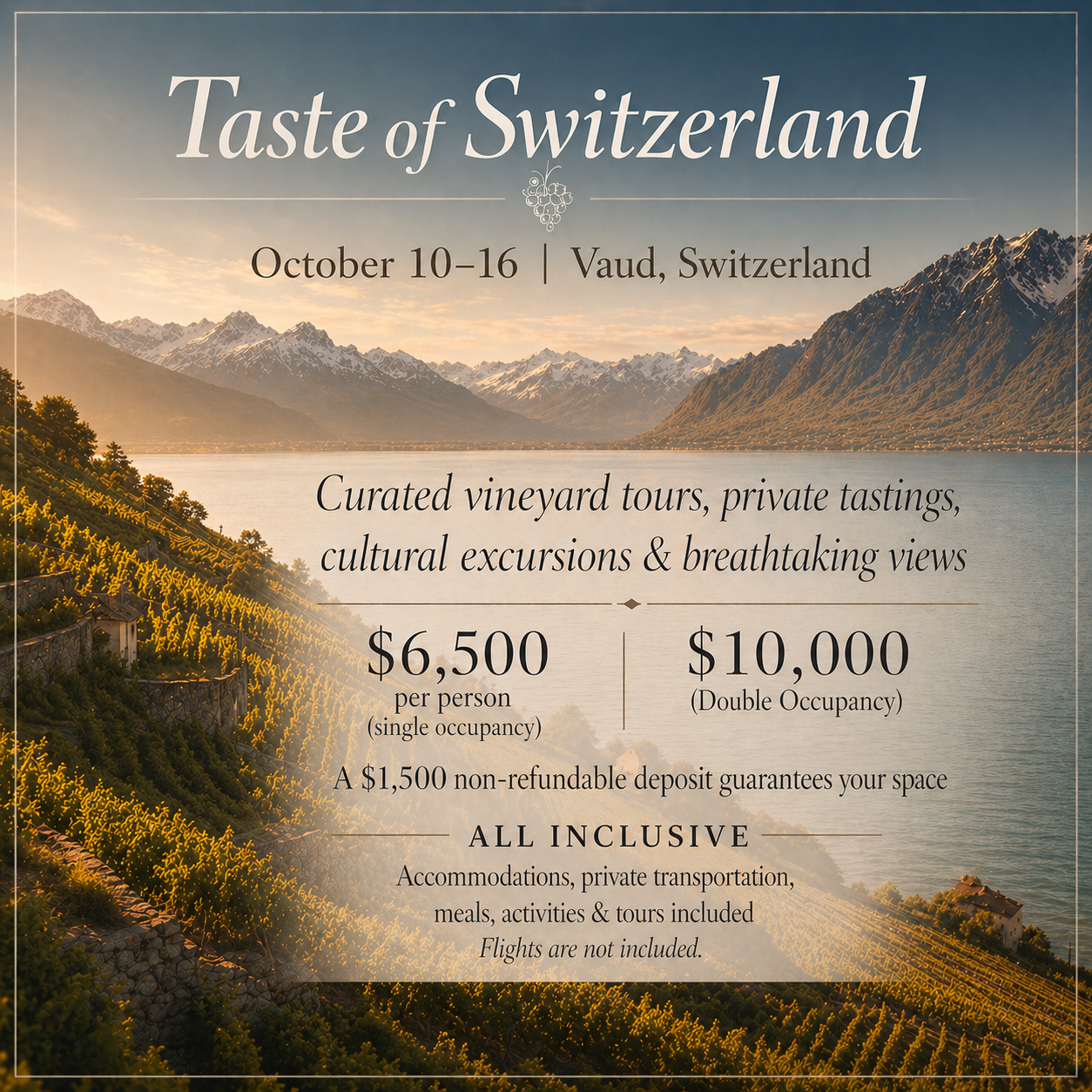Reserve Your Experience