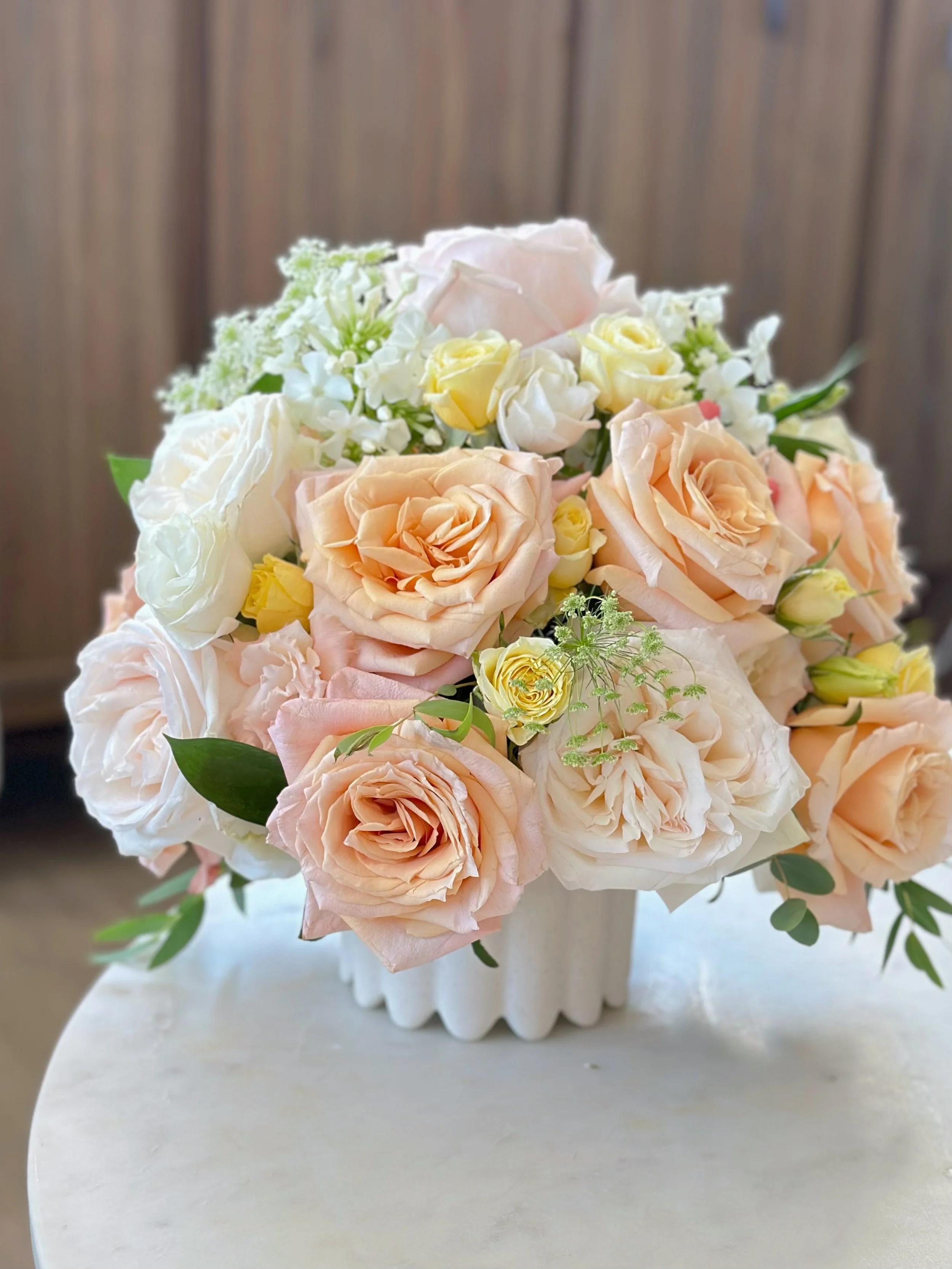 Seasonal floral arrangement — The Lady Gardener Seattle
