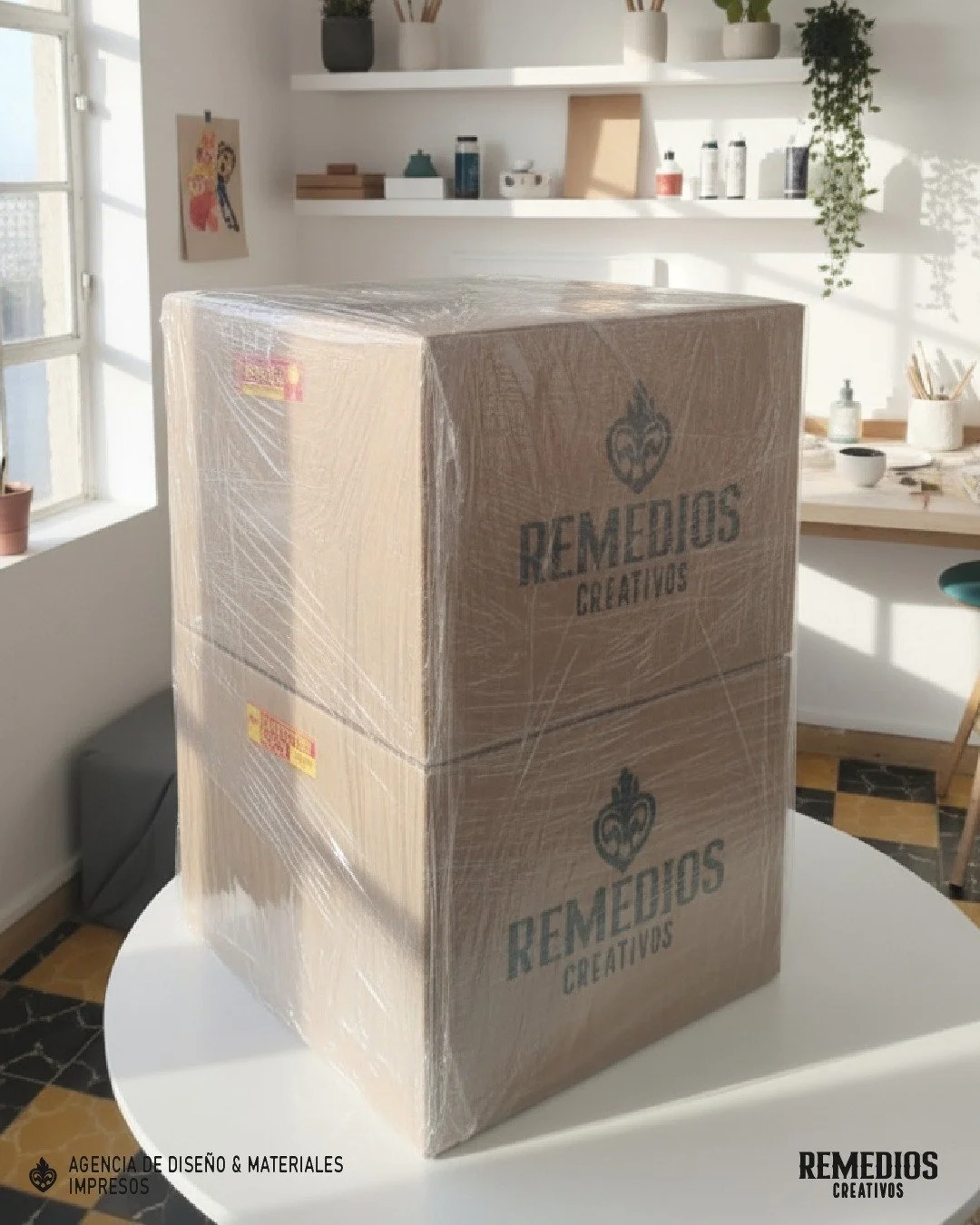 Nada de sustos ni raspones 😎
En Remedios Creativos tus pedidos viajan seguros, envueltos con amor (y mucho...mucho pl&aacute;stico). 💌💥