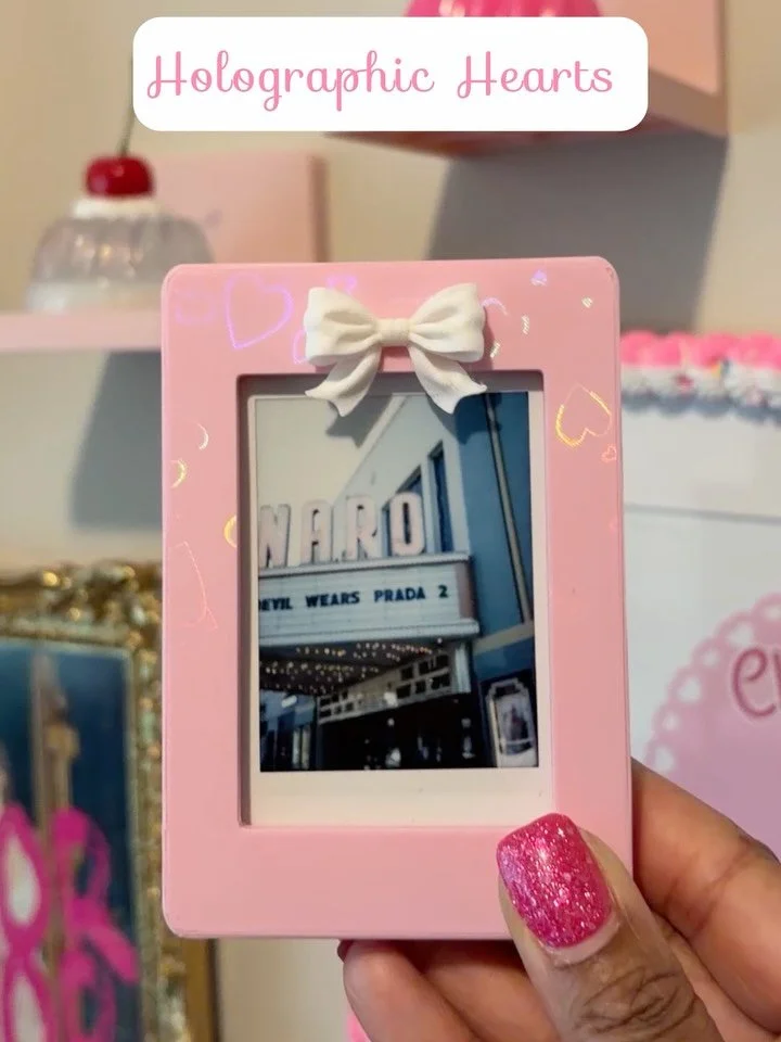 just a girl romanticizing her memories 🎀🩰✨

coquette instant film frames inspired by soft pink mornings, paris daydreams, vintage bows, and pretty little moments you never want to forget 💌

the holographic hearts in this set are EVERYTHING in the 