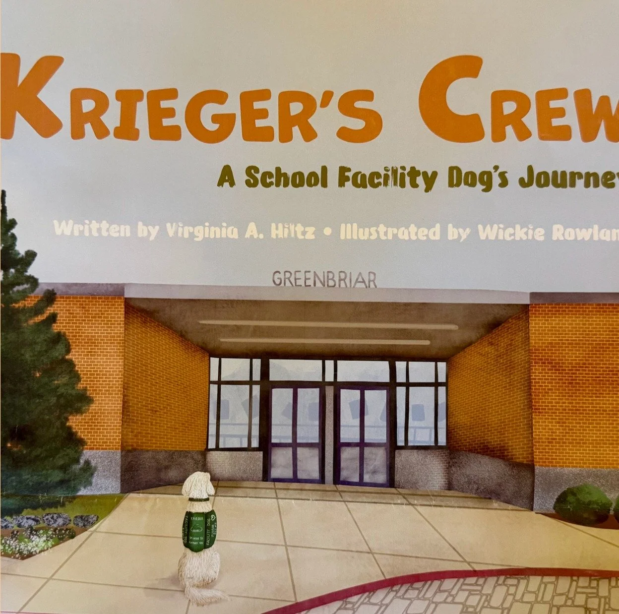 We are so grateful for Dr. Ginny Hiltz, who has been an incredible resource in helping us understand what compassionate, thoughtful Facility Dog placement looks like in schools. 🐾💚

She recently wrote a book about Krieger, the beloved school facili