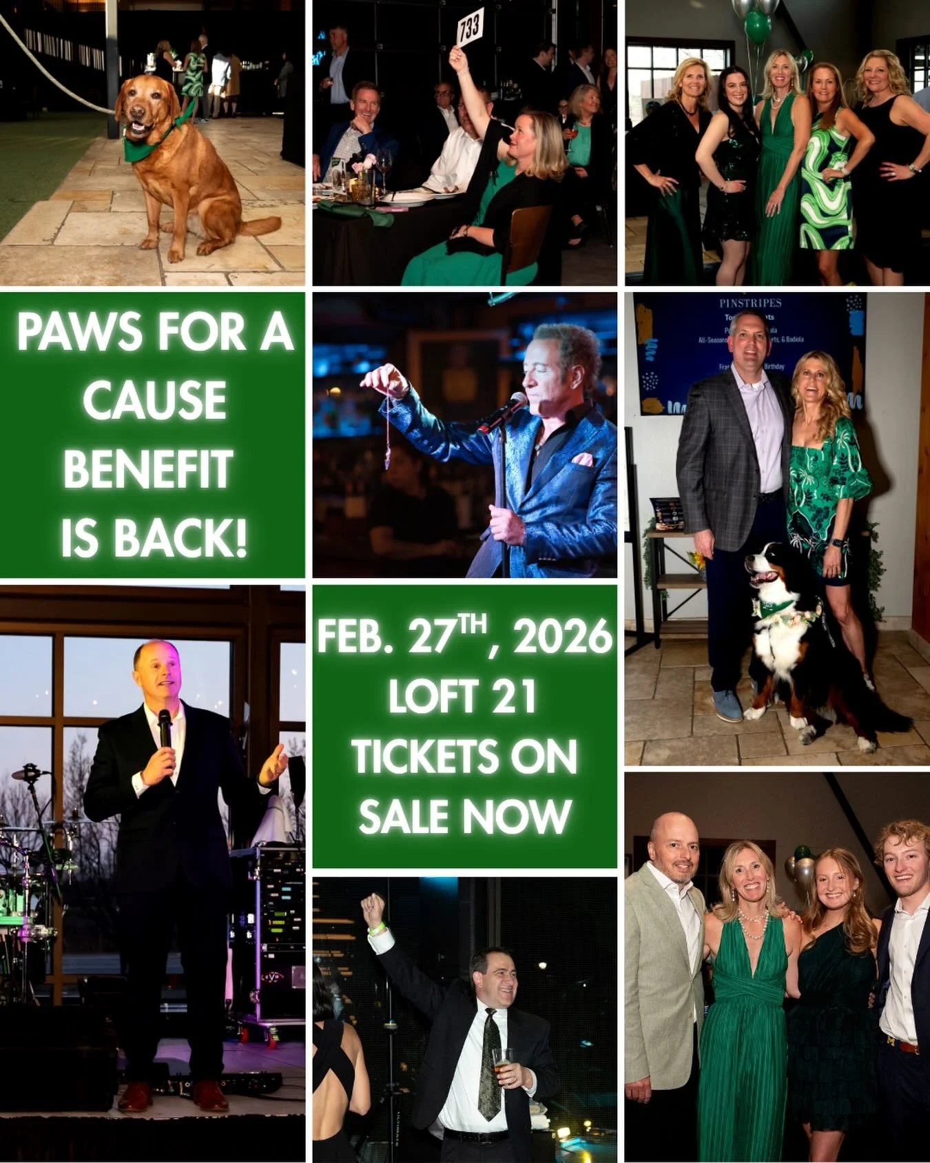 We&rsquo;re only a few days into the new year and we can&rsquo;t wait for the best night of it! 🪩🐶✨

Paws for a Cause Benefit is back on Feb 27th- Come celebrate 5 Years of Love &amp; Legacy with us! For the first time ever, we&rsquo;re hosting a s