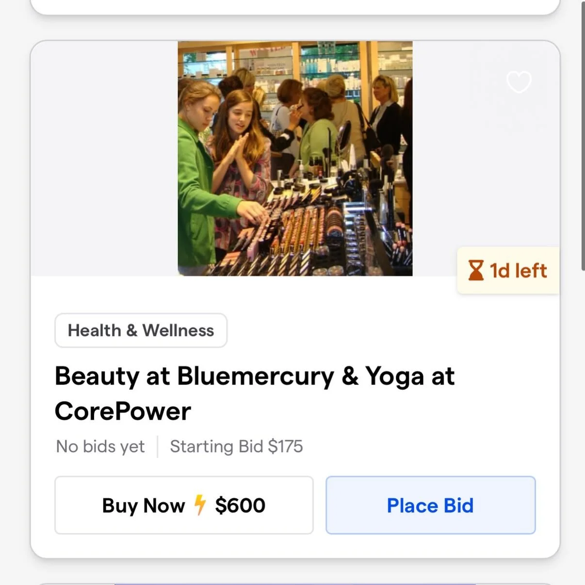 Because self-care is always a winning bid 🧘&zwj;♀️💆&zwj;♀️

Bid from anywhere on feel-good favorites like luxe facials, calming yoga experiences, and deeply relaxing floating sessions. Reset, recharge, and treat yourself (or someone you love) witho