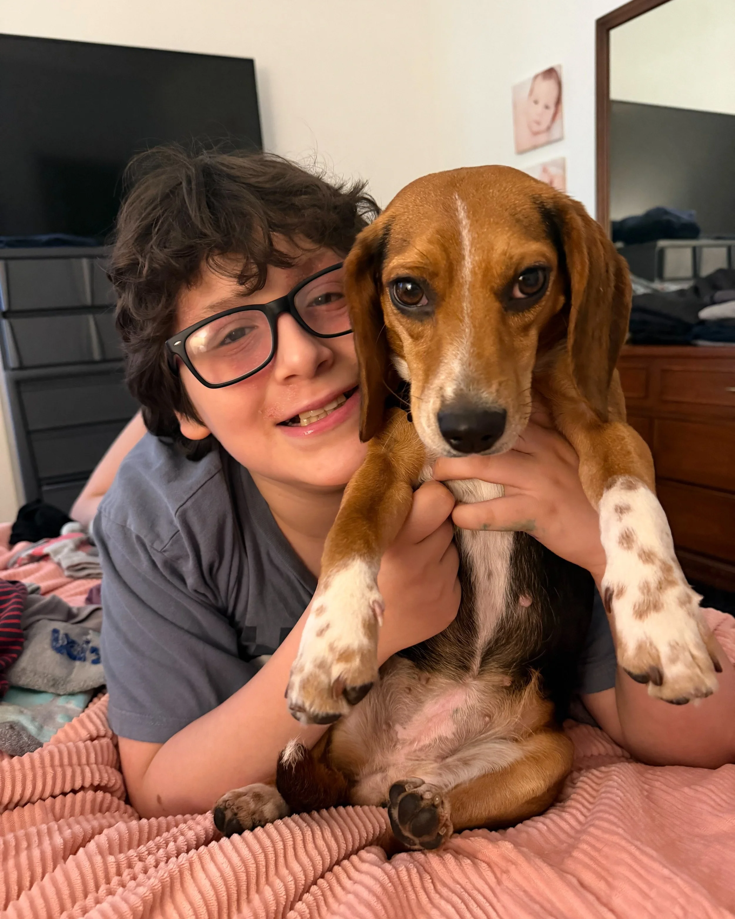 "Poppy is perfect and is already helping so much!" 

- Paws for Patrick ESA Client 💚

An Emotional Support Animal (ESA) provides comfort and companionship that can help reduce feelings of anxiety, stress, and loneliness. 

This Mental Heal