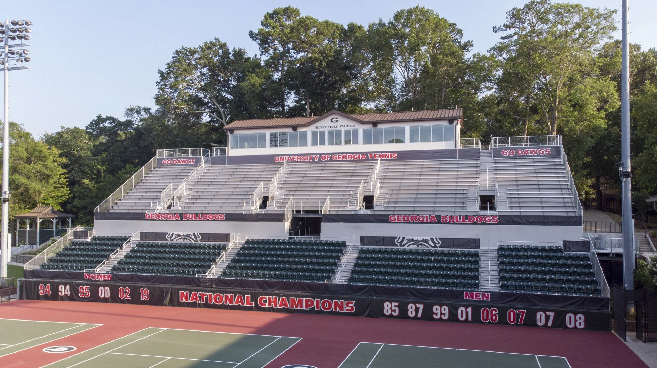 Tennis Grandstand &amp; Press Box Replacement at Henry Feild Stadium