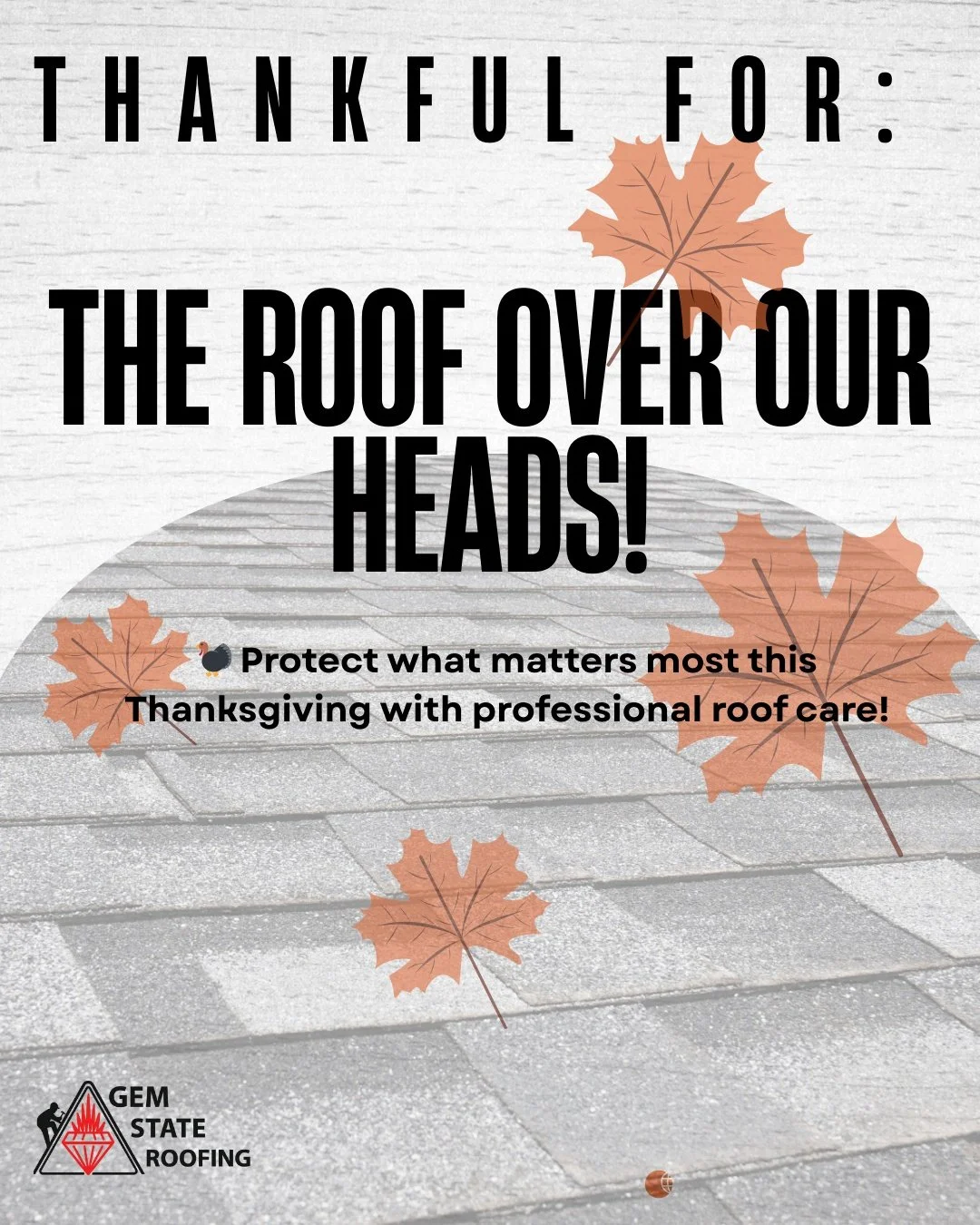 🦃 Protect what matters most this Thanksgiving with professional roof care!

At Gem State Roofing, we are thankful this holiday season to have been proudly serving families in the Treasure Valley for over 40 years. As the season of gratitude approach