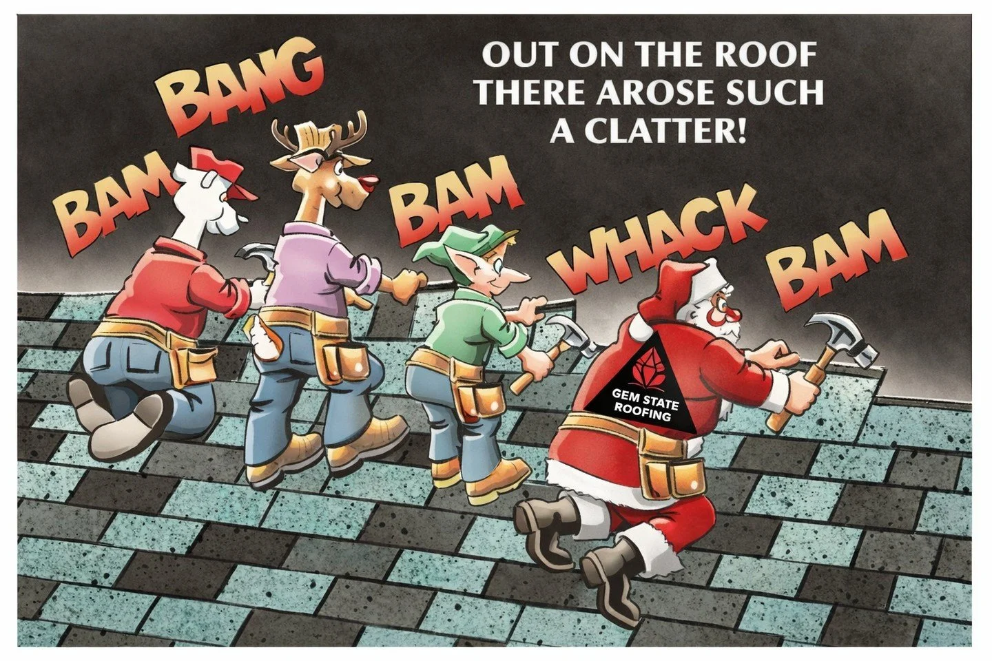 Merry Christmas from Gem State Roofing!
From our families to yours, we hope you have a safe and joyful Christmas Eve and Christmas Day. Thank you to Boise and the Treasure Valley for the support, we&rsquo;re grateful to be part of this community.