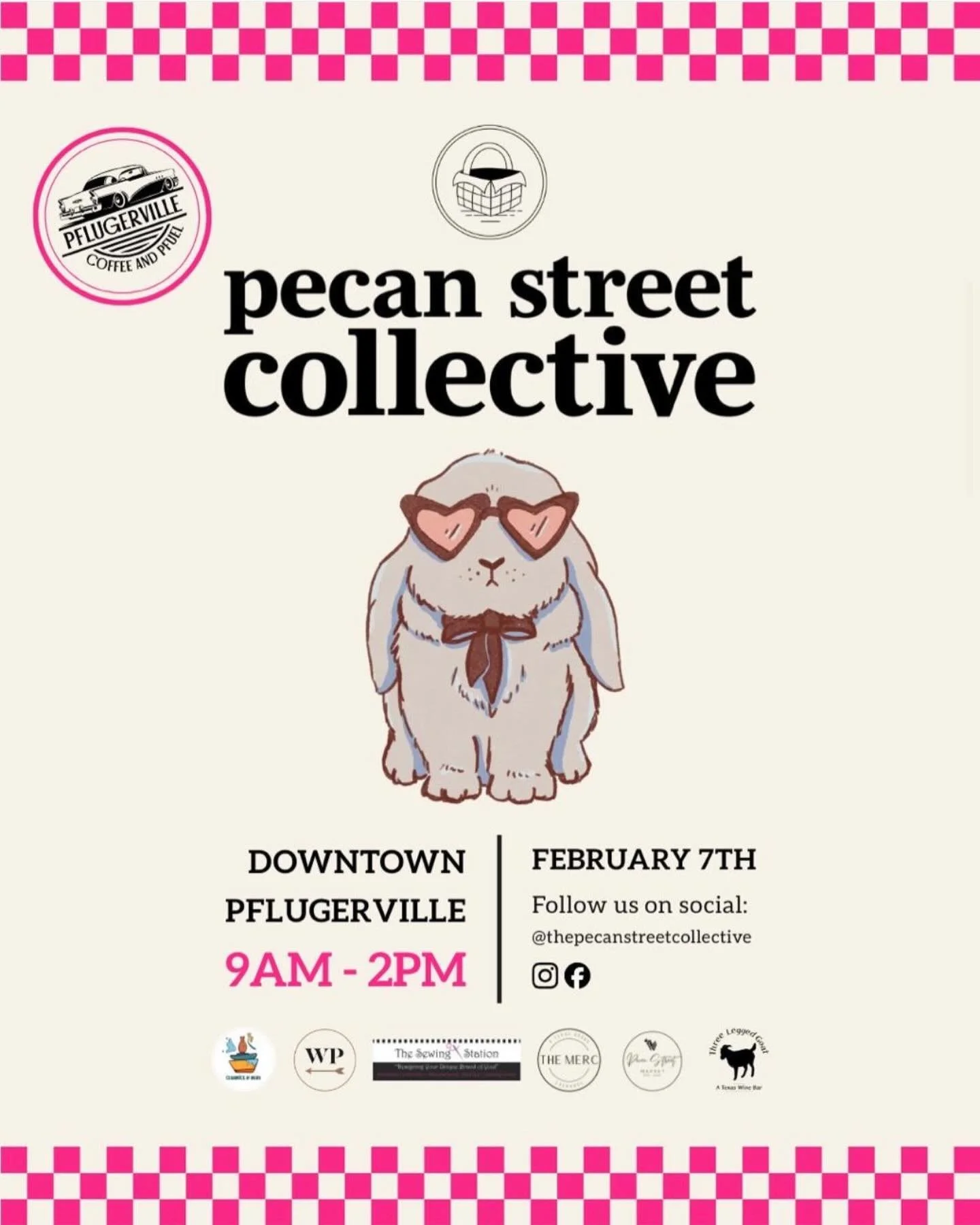 🛍️ Join us for our first market of 2026 🛍️

🗓️ Saturday February 7th
⏰ 9am-2pm

Come grab a warm drink at West Pecan, check out the car show around the corner, and support all our fabulous vendors. 

We can&rsquo;t wait to welcome you back! 💕💕