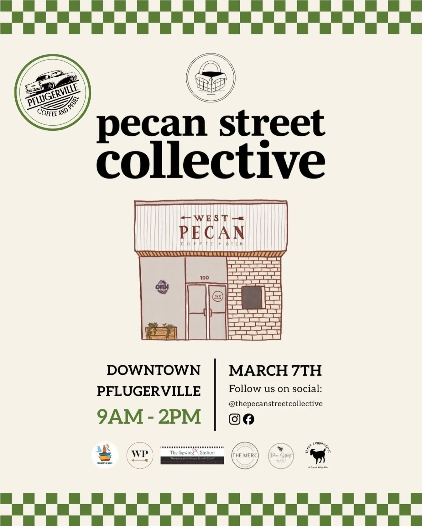 ‼️Our March market is right around the corner‼️

Join us for a beautiful morning of coffee, shopping, and community. The Coffee and Pfuel event always brings out incredible cars and great vibes. Don&rsquo;t miss the fun. 

🗓️ Saturday March 7th
⌚️9a