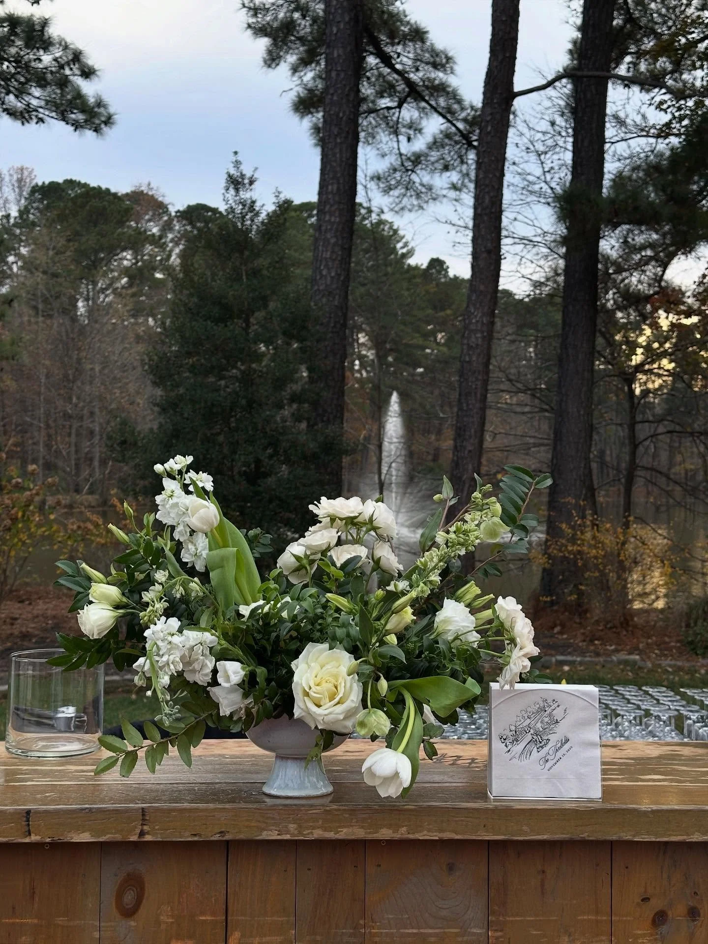 Classic, timeless greens and whites for a wintry wedding in Raleigh this weekend! 🌲

#sourianafloralhouse #luxuryeventdesign #luxuryflorals #raleighfloraldesign #raleighnc #raleighflorist #ncflorist #raleighevents  #ncweddings #raleighweddings #rale