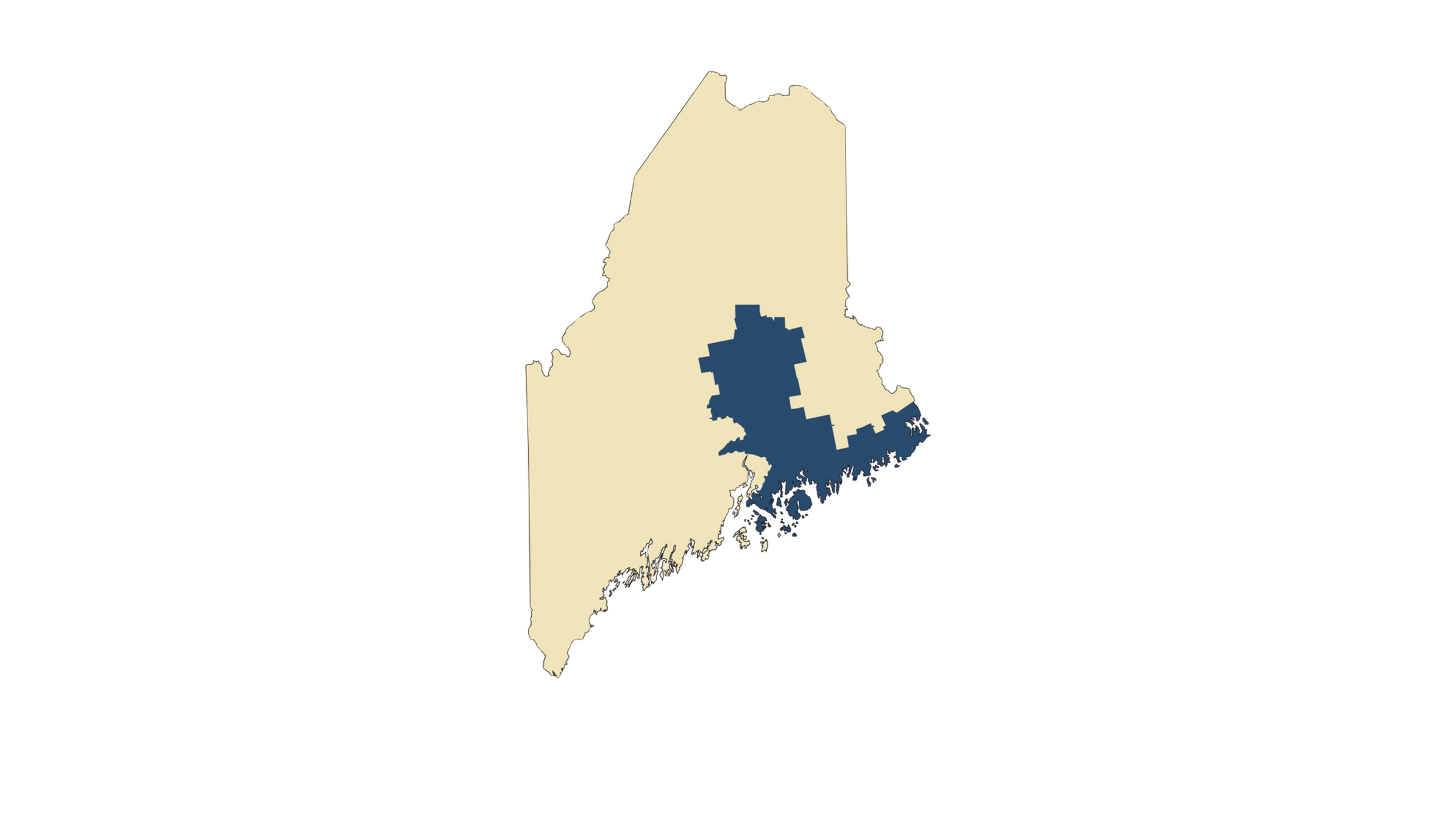Map of New York State with the city of New York highlighted in blue.