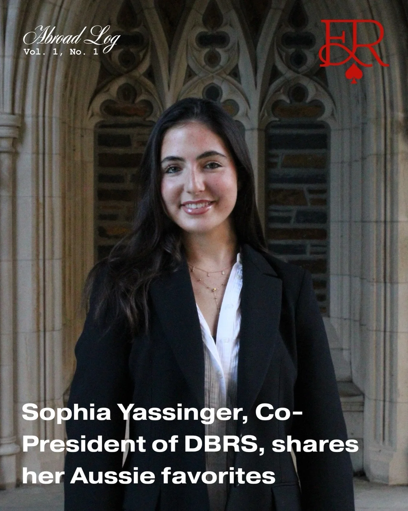 Abroad Log 01: Sophia Yassinger. Read the full piece - link in bio.