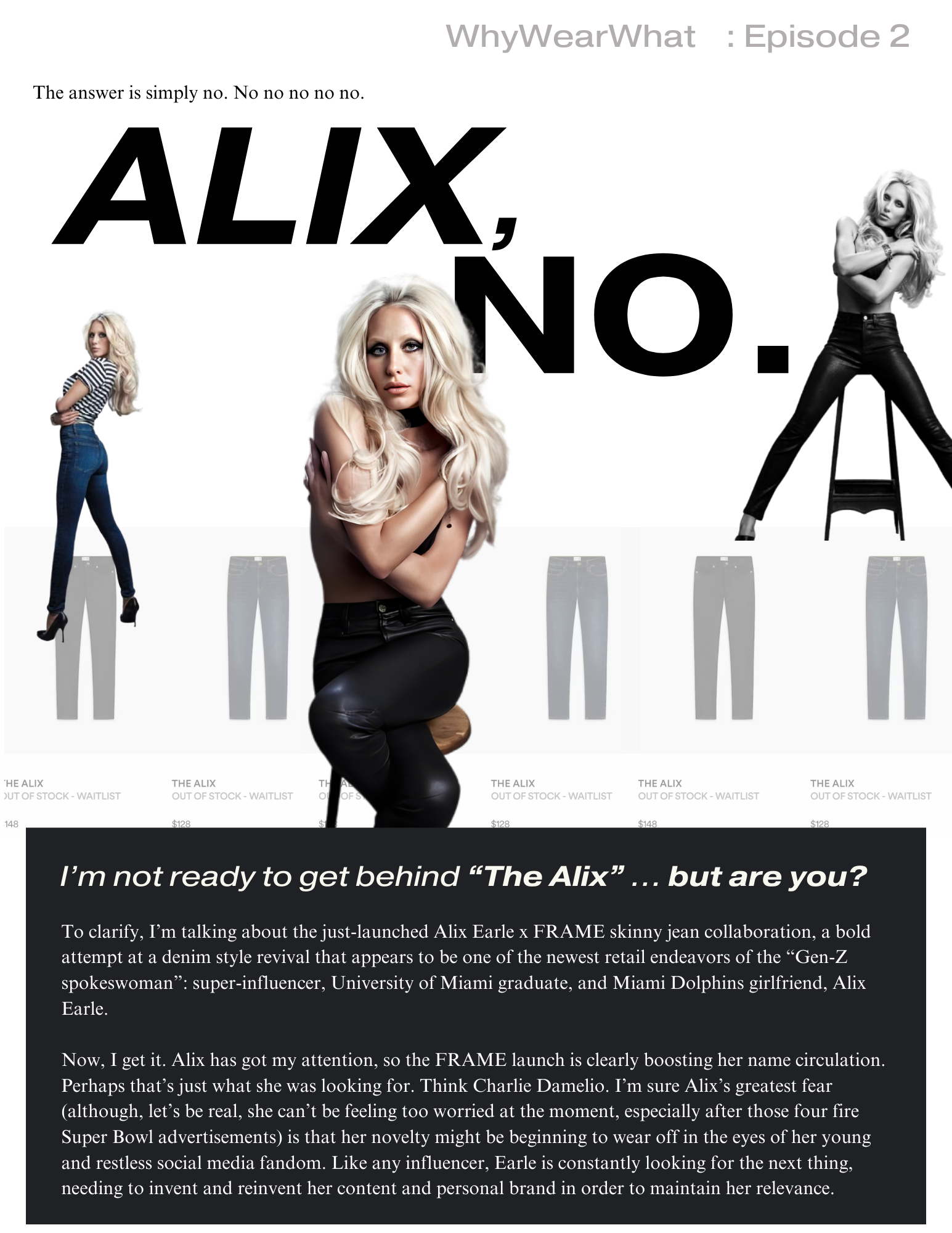 Unpacking the Alix.
