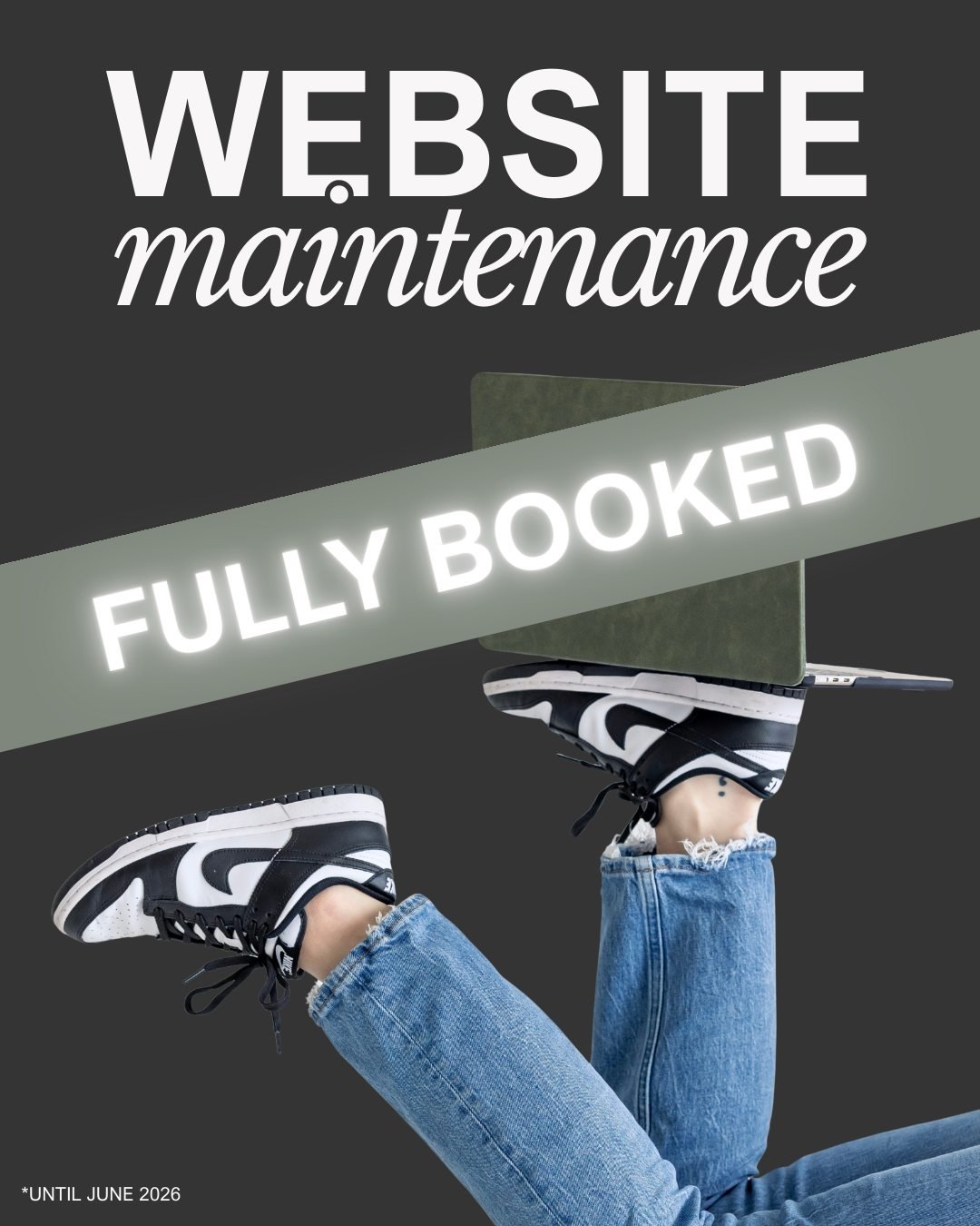 Website maintenance is now FULLY BOOKED until June! 🖥️

Website Maintenance keeps your site running smoothly, up-to-date, and aligned with your evolving business needs. From page edits and content updates, building and launching new pages, to updati