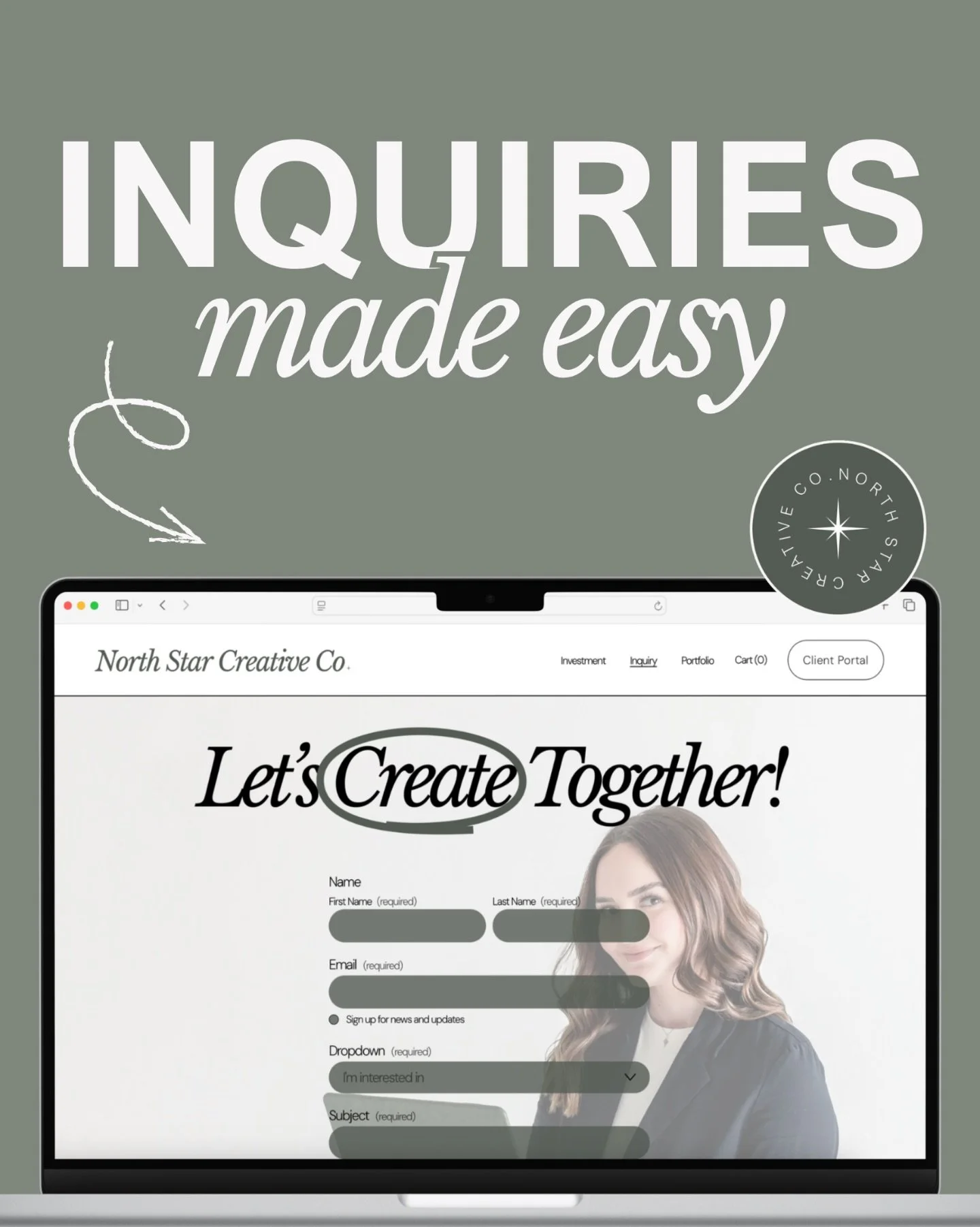 Ready to start a project? I made the inquiry process super simple. 💌

When you&rsquo;re ready to submit, my online inquiry form lets you drop everything in one place! No back-and-forth emails and no forms that make you send documents separately...


