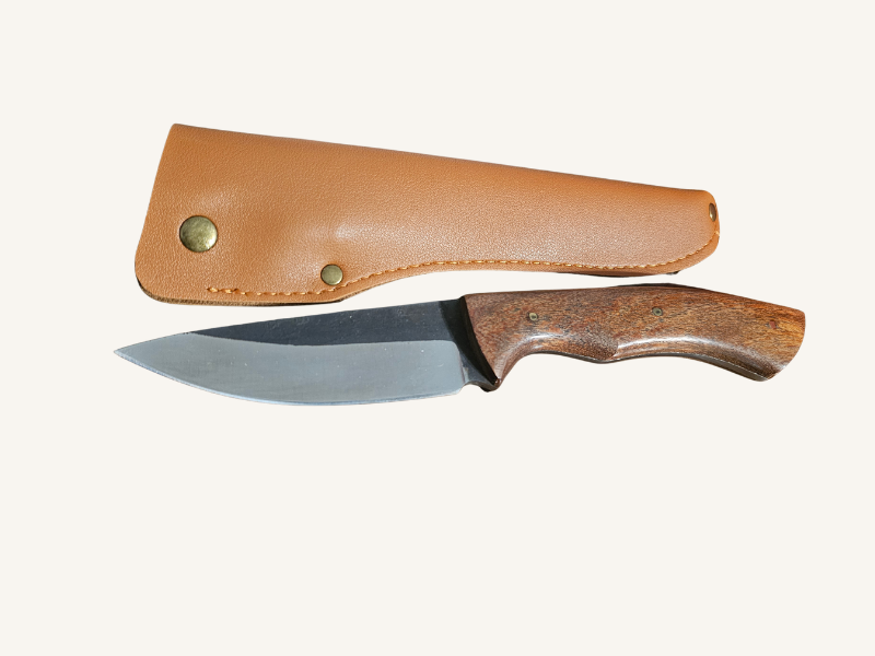 Classic Fixed Blade Hunting Knife | Protective Sheath Included