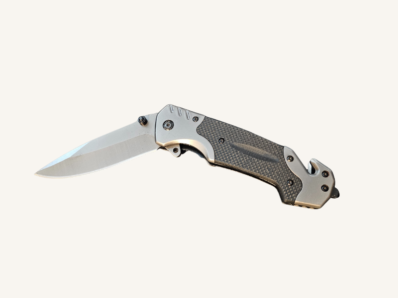 3-in-1 Rescue Folding Knife | Custom Blade Engraving