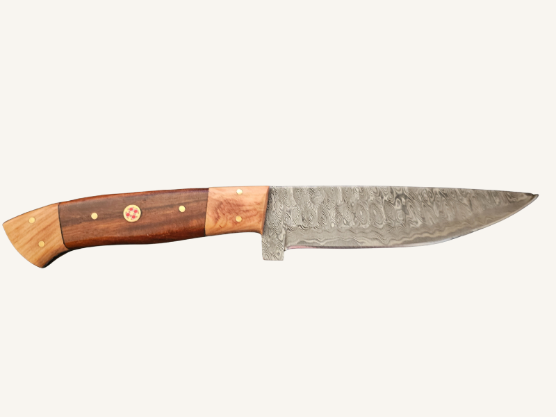 Hand-Forged Damascus Utility Knife
