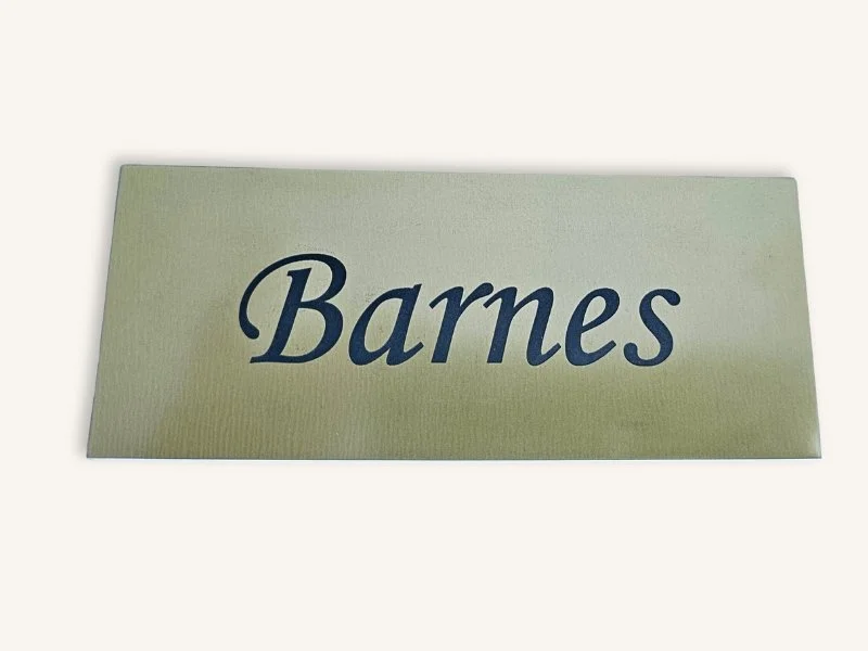 Custom Engraved Memorial Plate