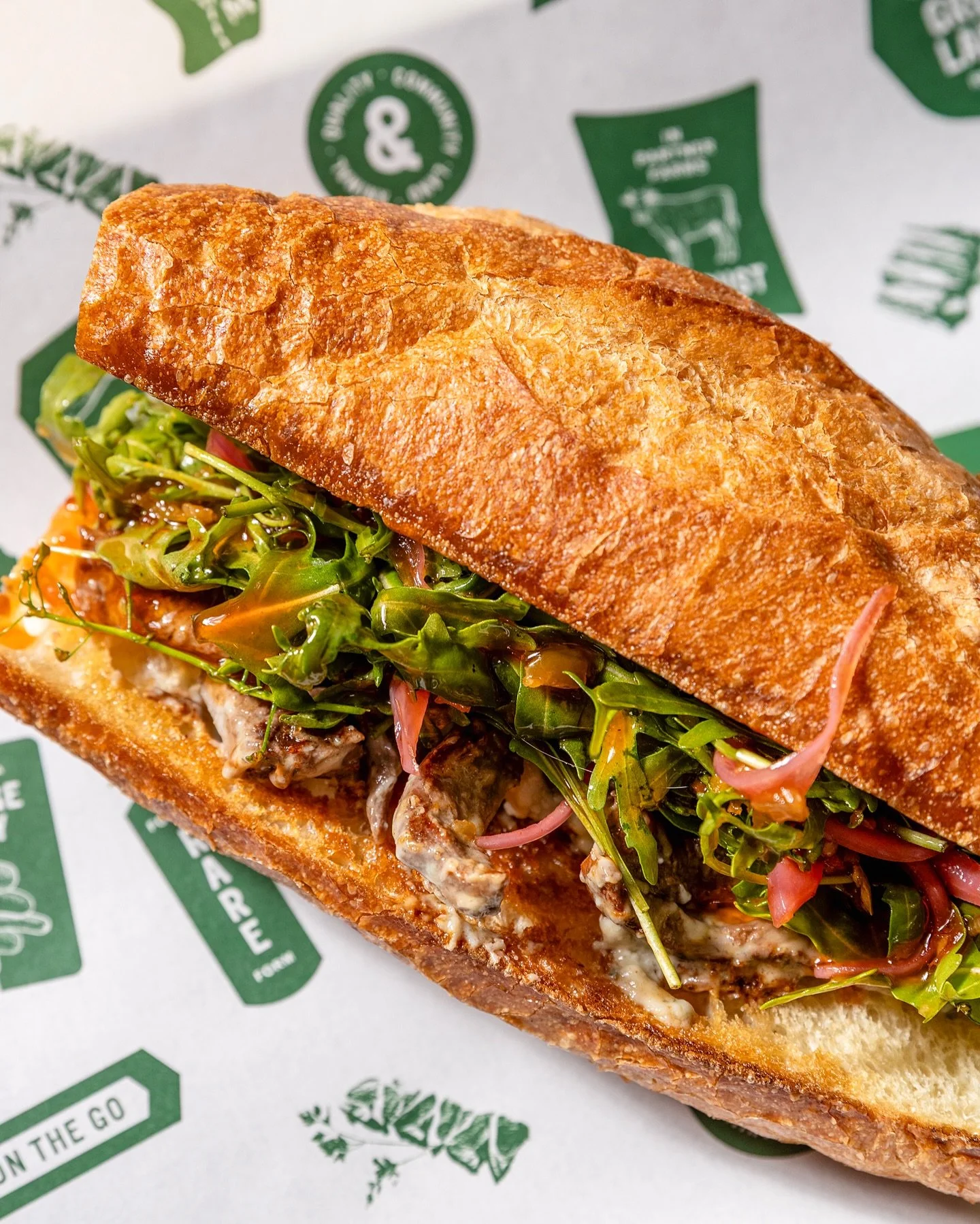 It&rsquo;s a Hot Honey Steak Sammie kinda day 😋

Hot Honey Steak Sandwich
Steak Tips, Hot Honey Vinaigrette, Giardineria Relish, Arugula, Bleu Cheese, Pickled Onion, Bolillo Roll.

Stop by and stock up on the finest local meats from the butcher cent