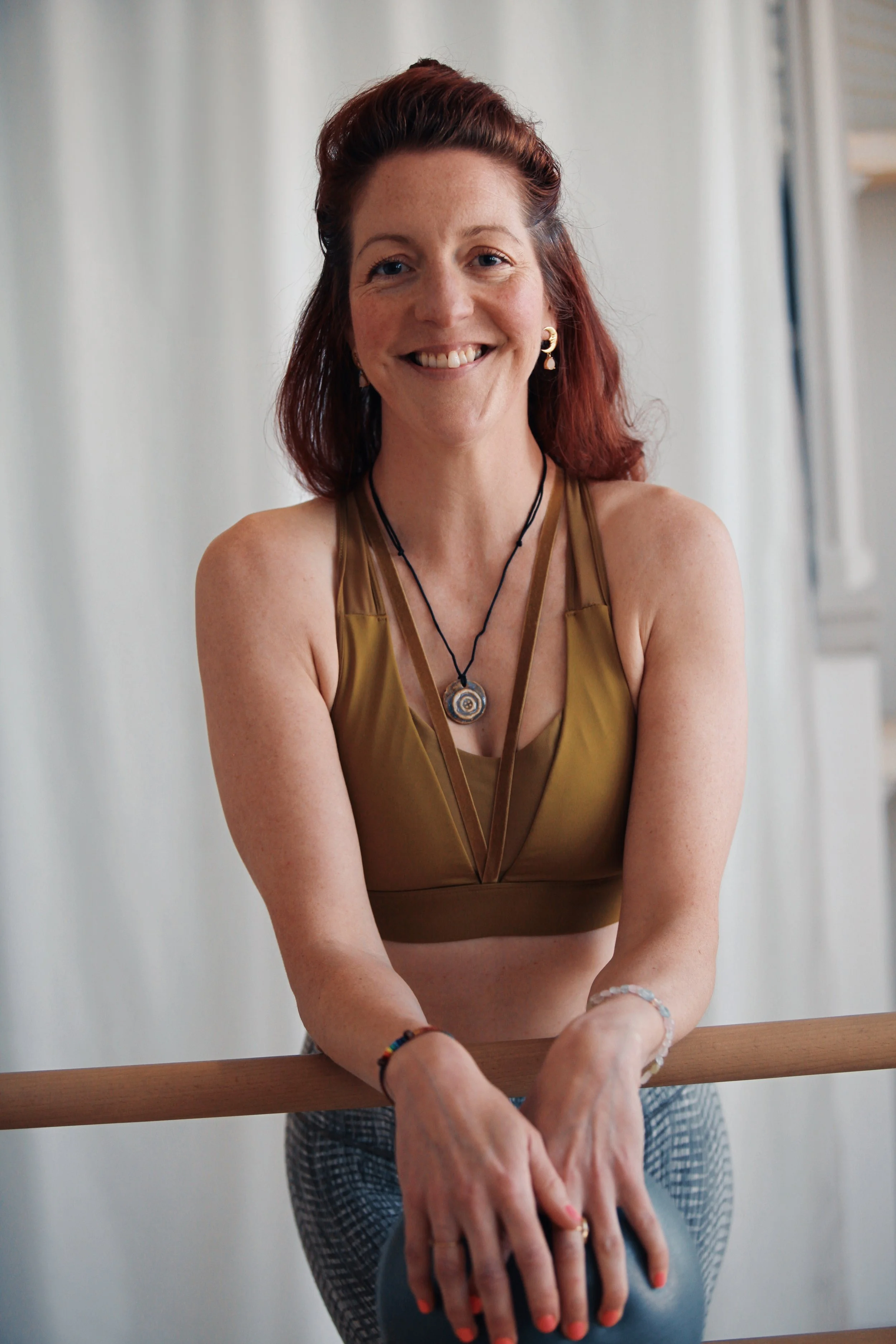 Karen, Barre educator and teacher trainer at SoulSpace Academy, supporting students through professional instructor training.
