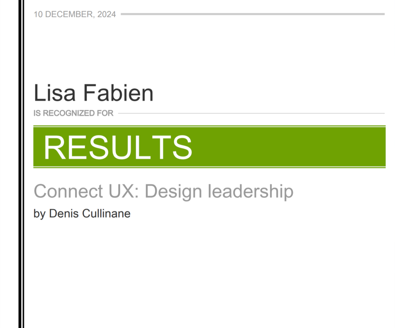 Connect UX- Design Leadership