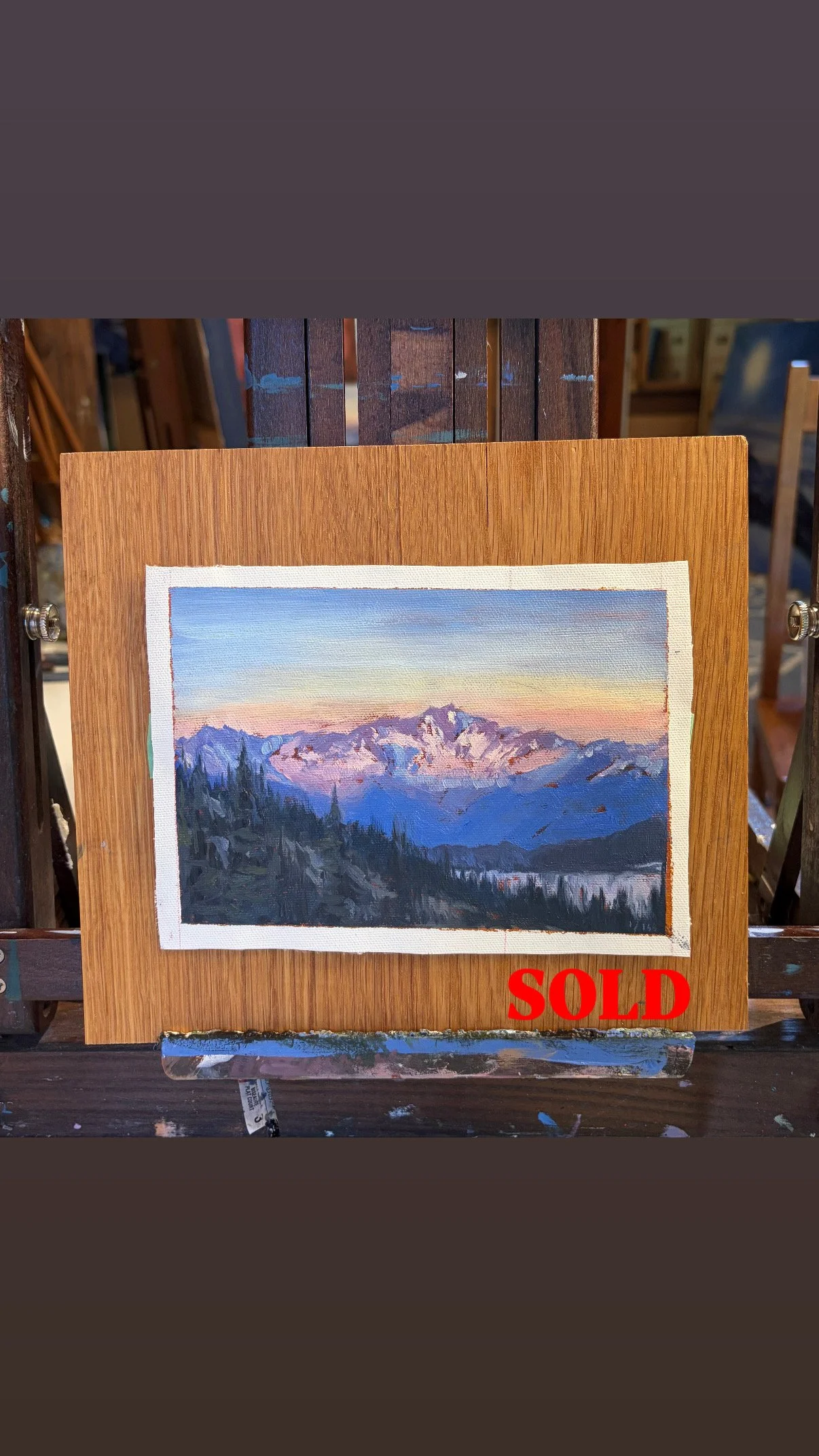 Day 1/100 - Sunrise below Panorama Ridge