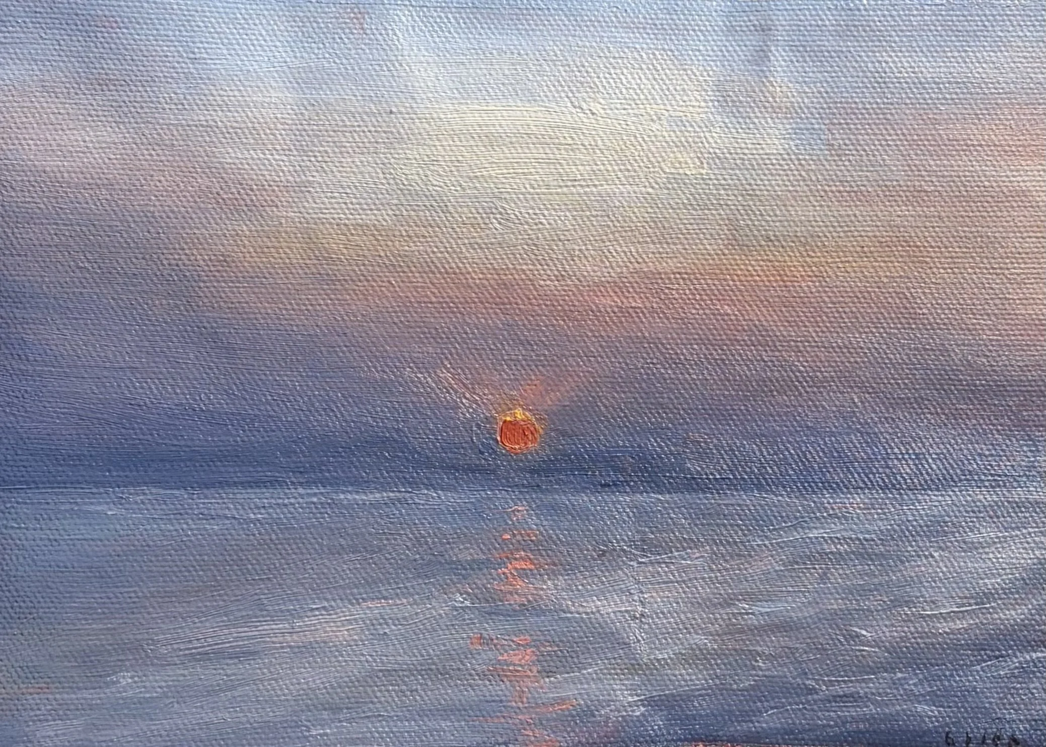Day 6/100 - Setting Sun by the Sea