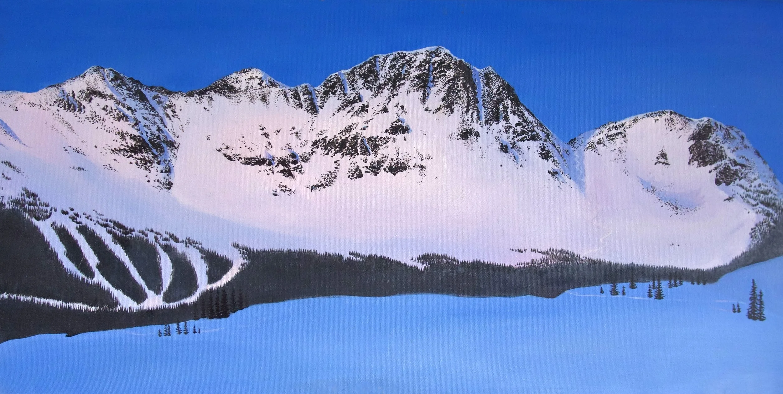 First Tracks painting