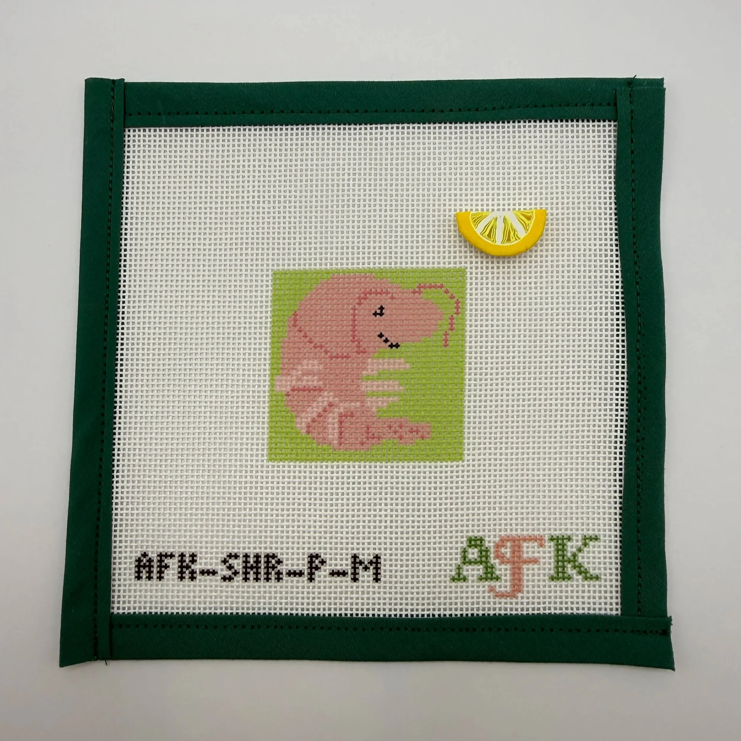 Lemon Wedge on Canvas