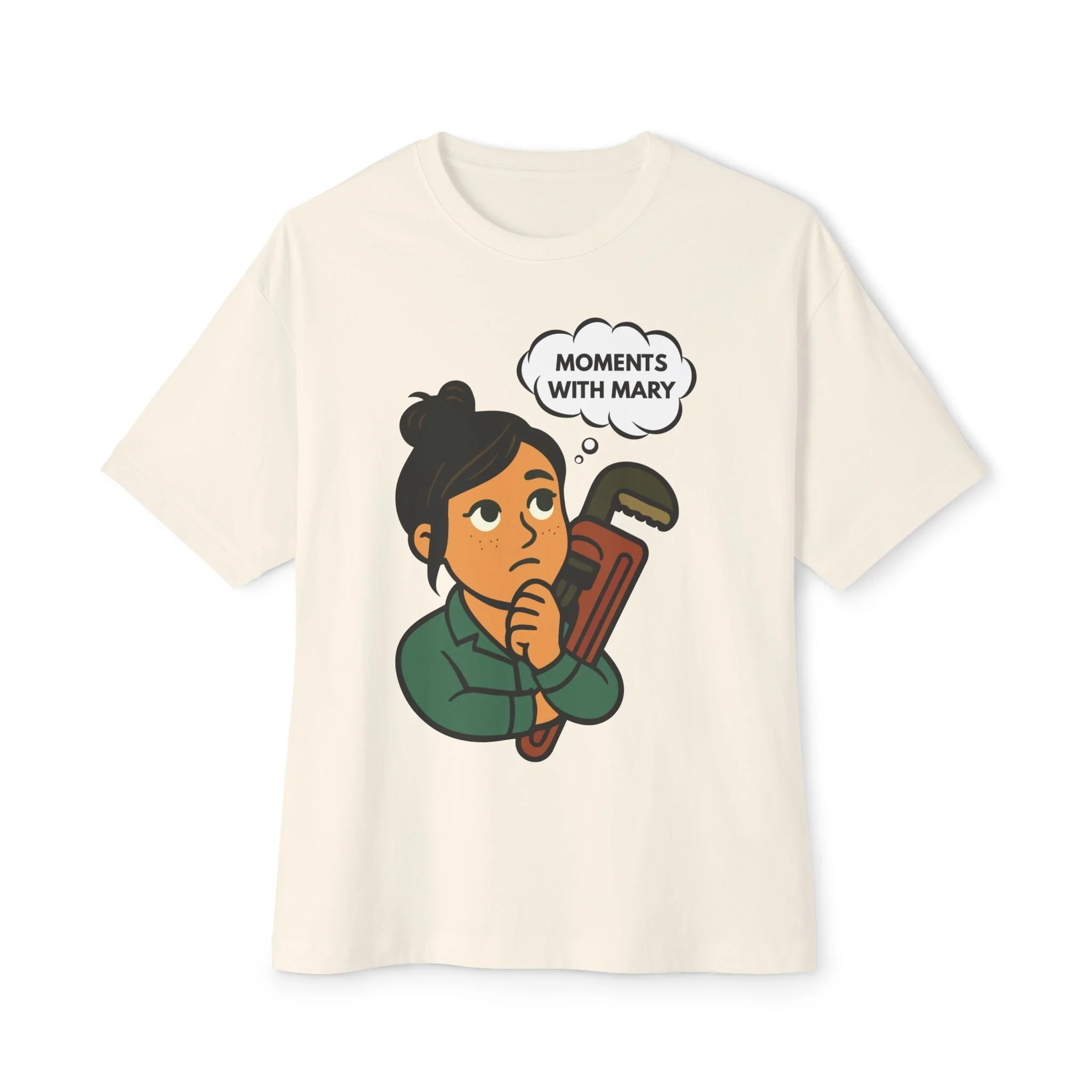 MOMENTS WITH MARY UNISEX OVERSIZED BOXY TEE
